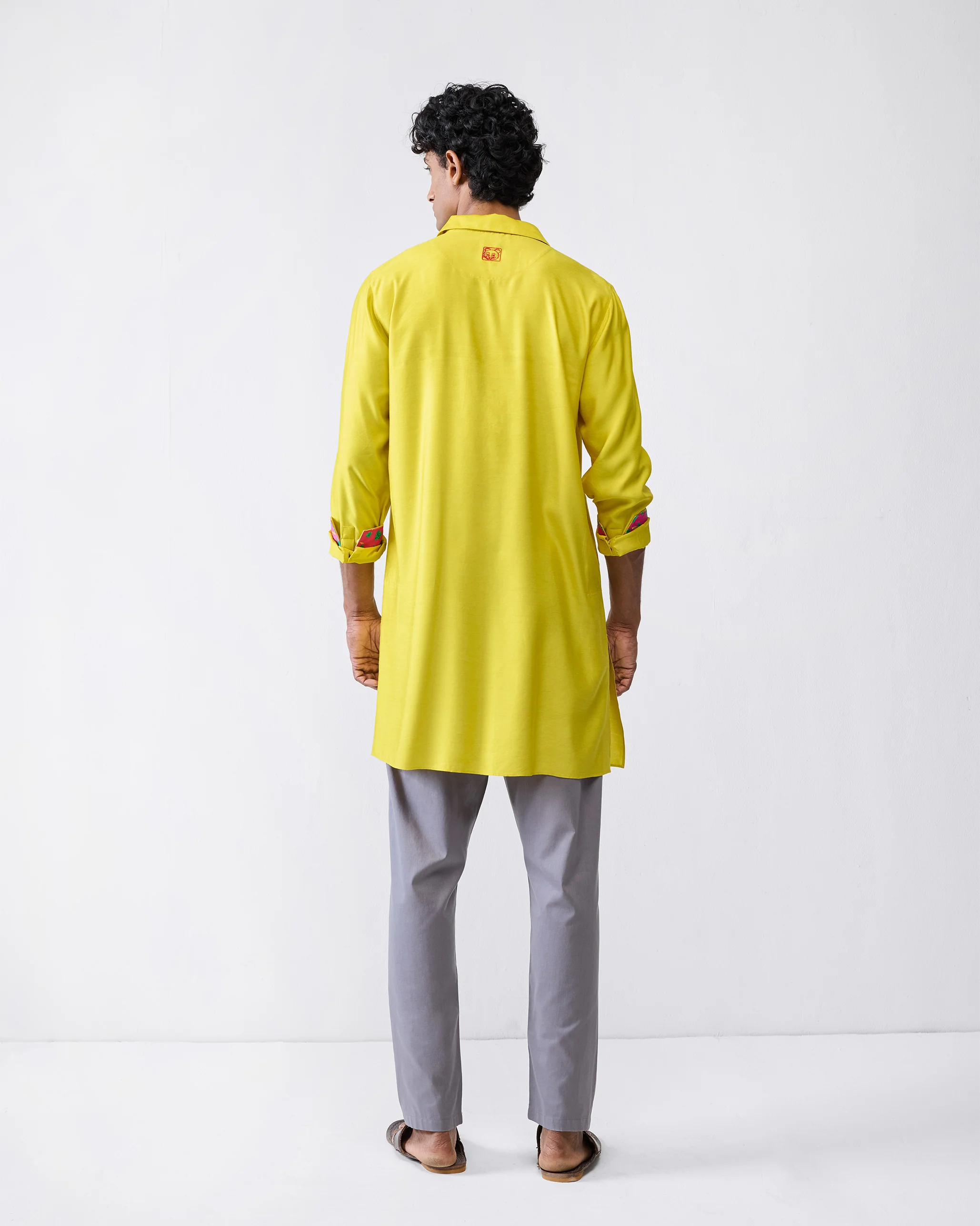 Bouquet Kurta - Chartreuse - Image 3
