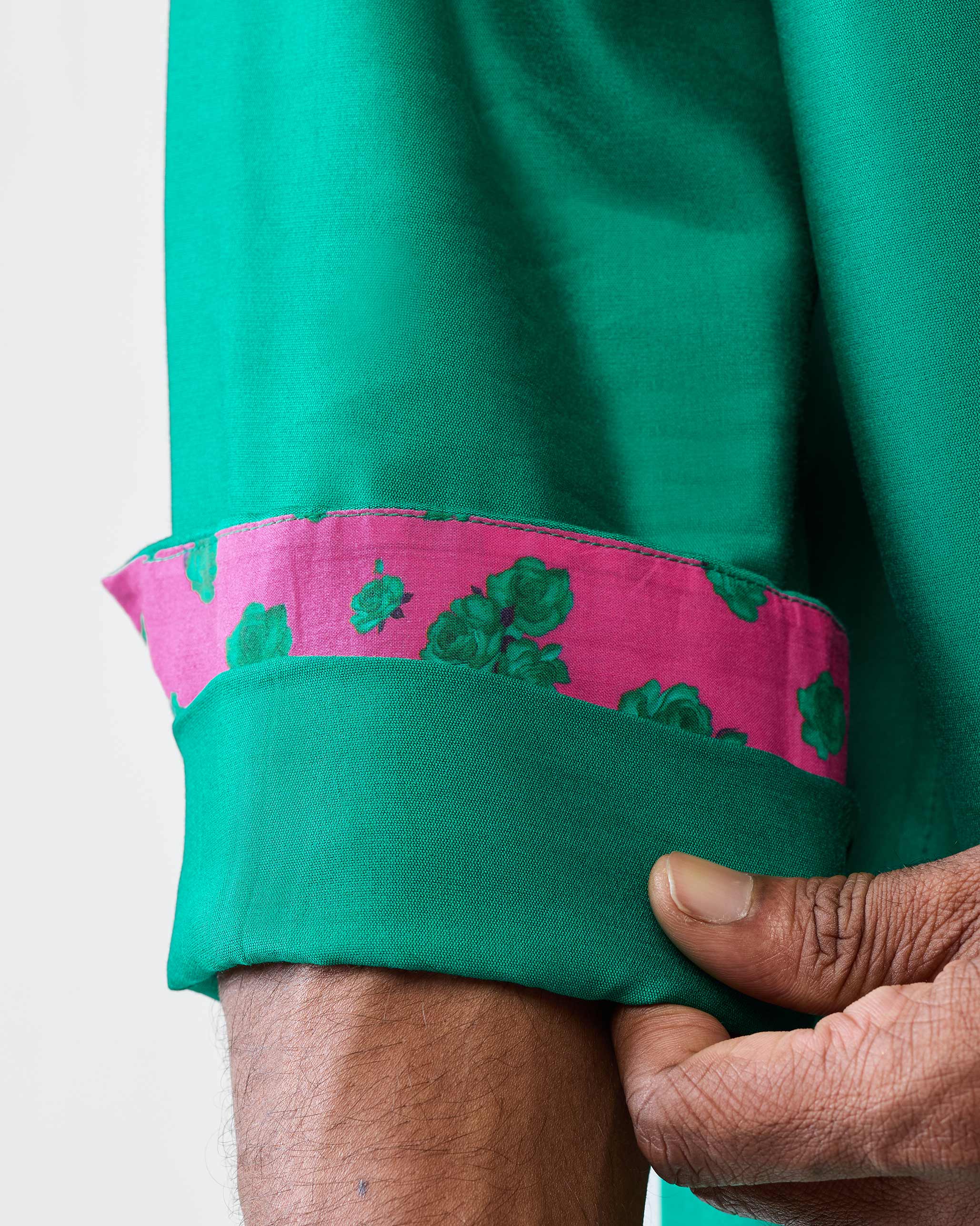 Bouquet Kurta - Emerald Green - Image 7