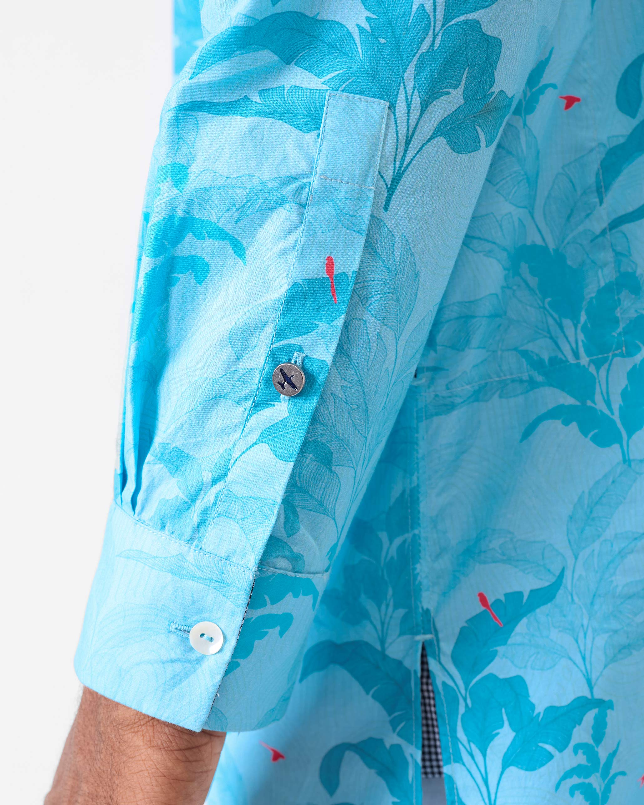 Bouquet Kurta - Light Blue - Image 4