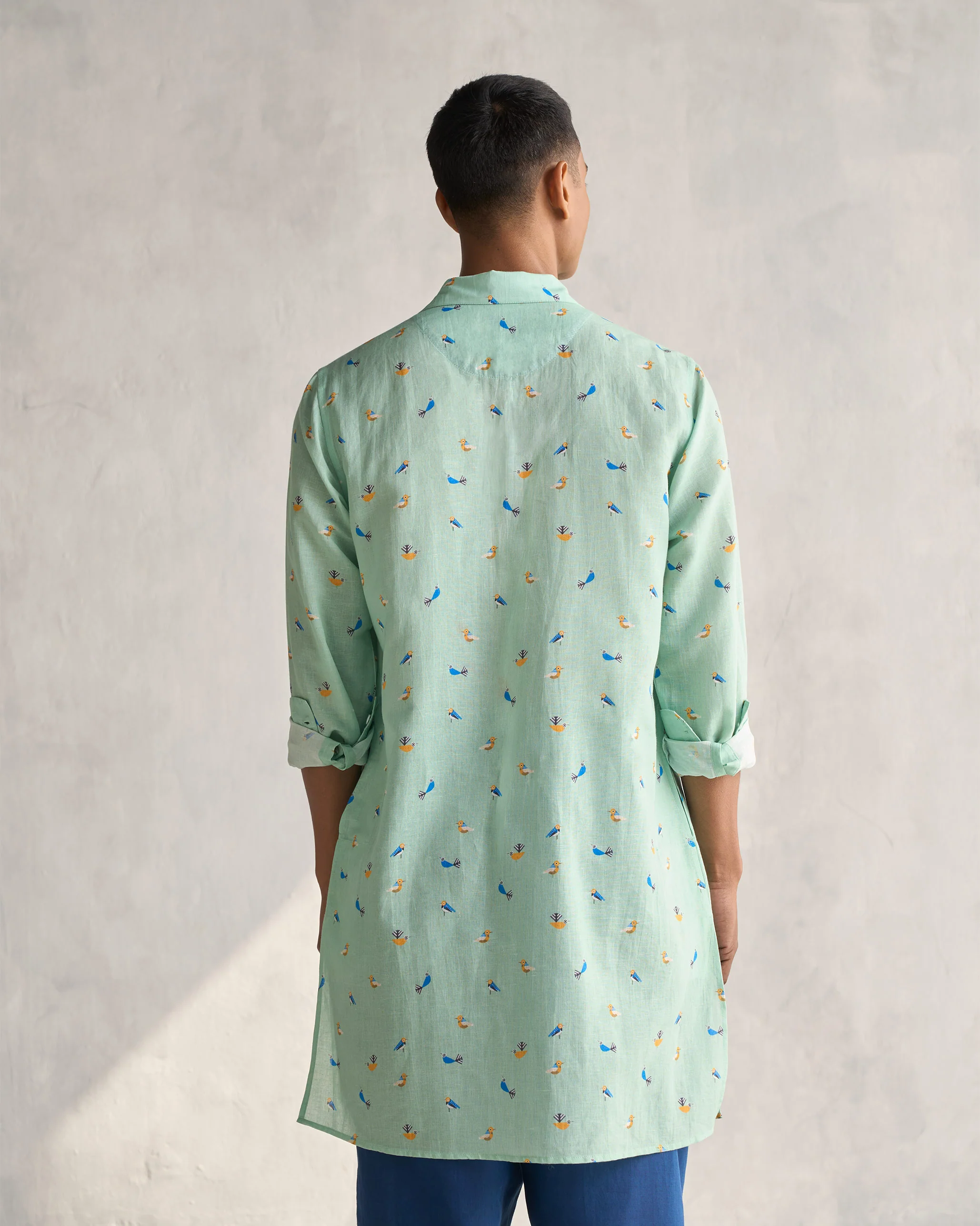 Bouquet Kurta - Sage Green - Image 5