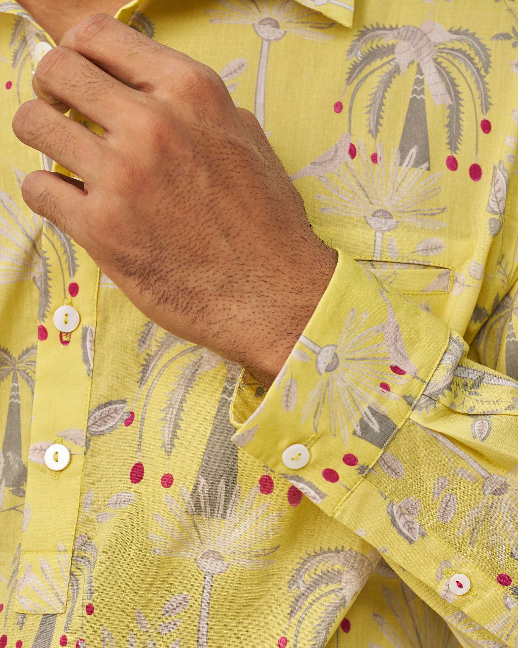 Bouquet Kurta - Yellow - Image 2