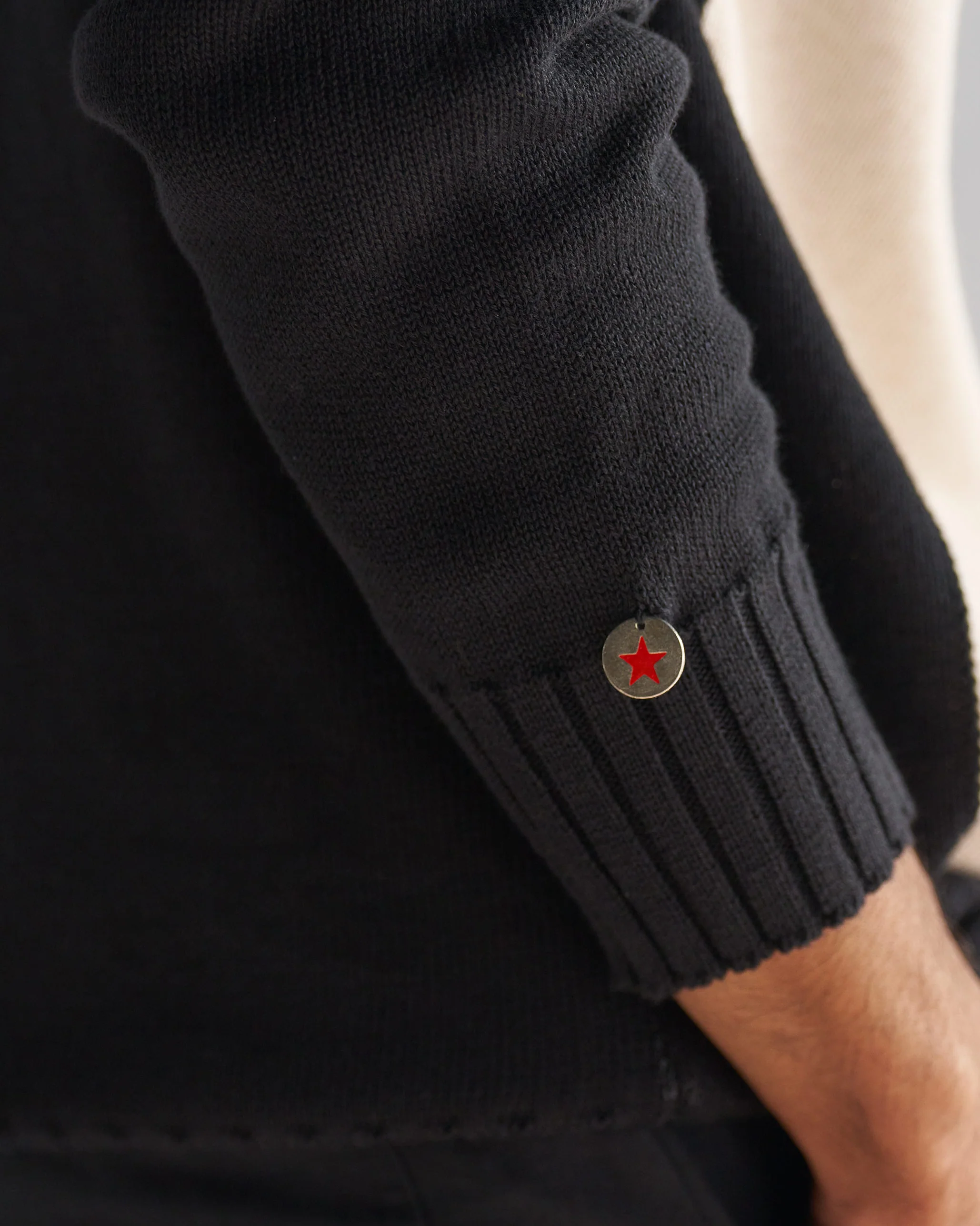 Boxed Sweater - Black - Image 2