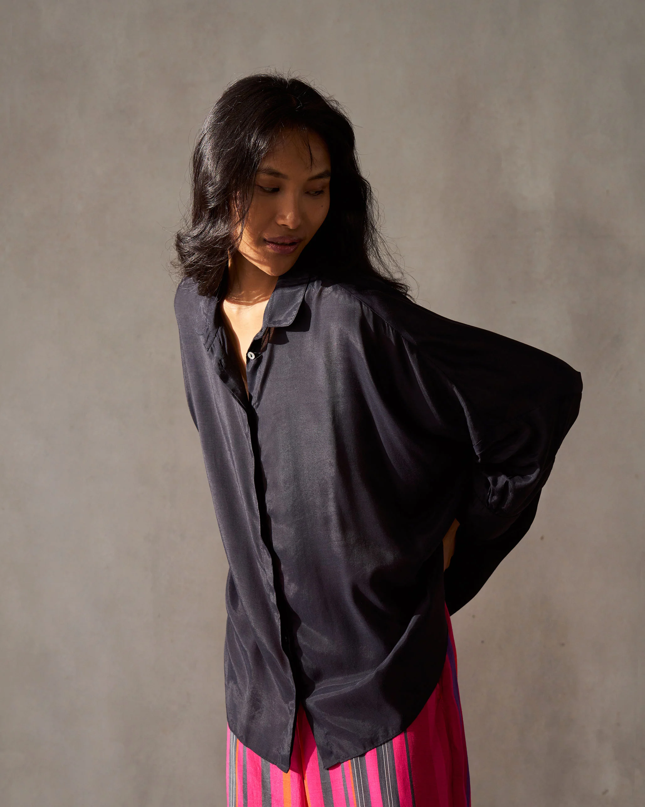 Boxy Shirt - Black - Image 4