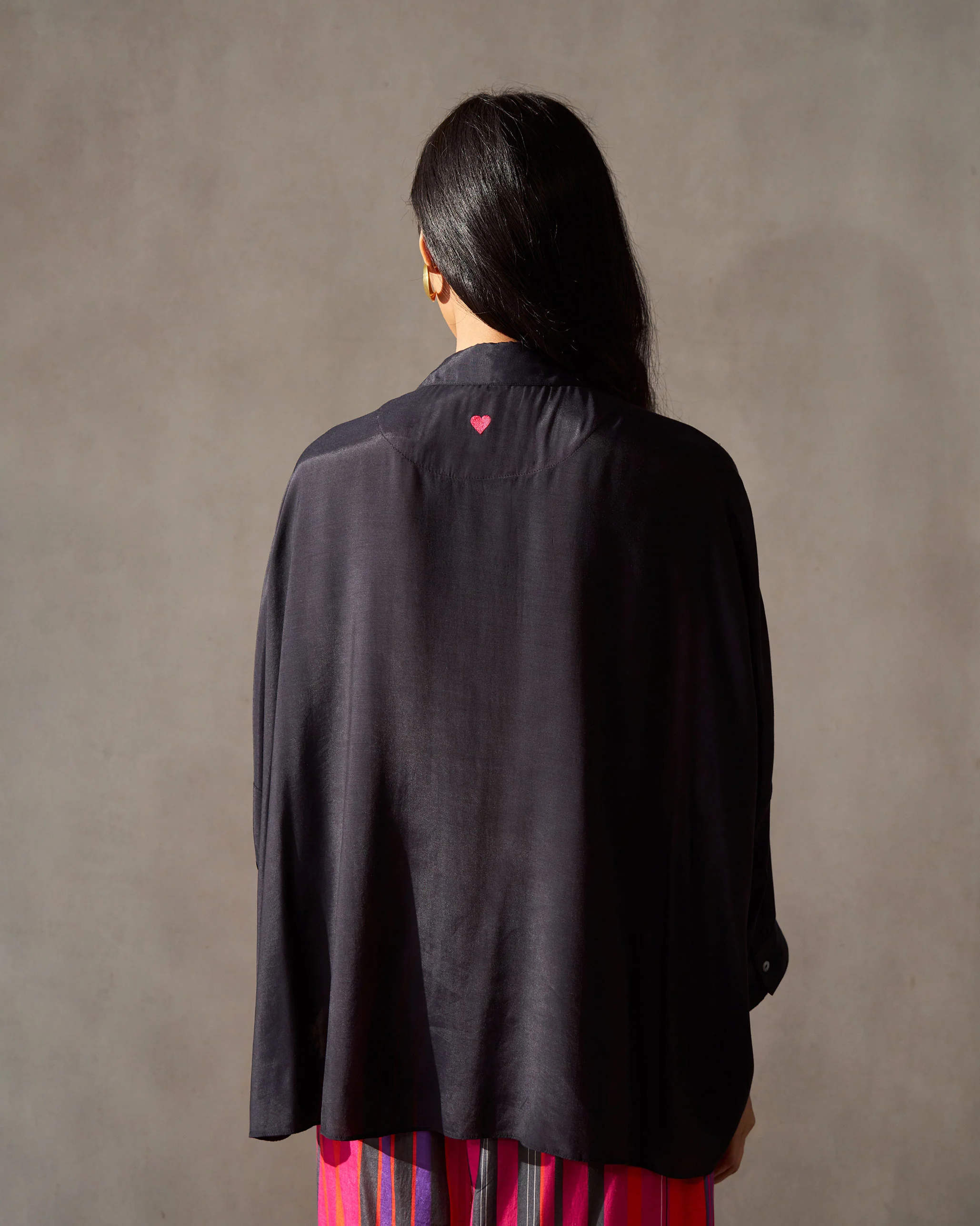 Boxy Shirt - Black - Image 5