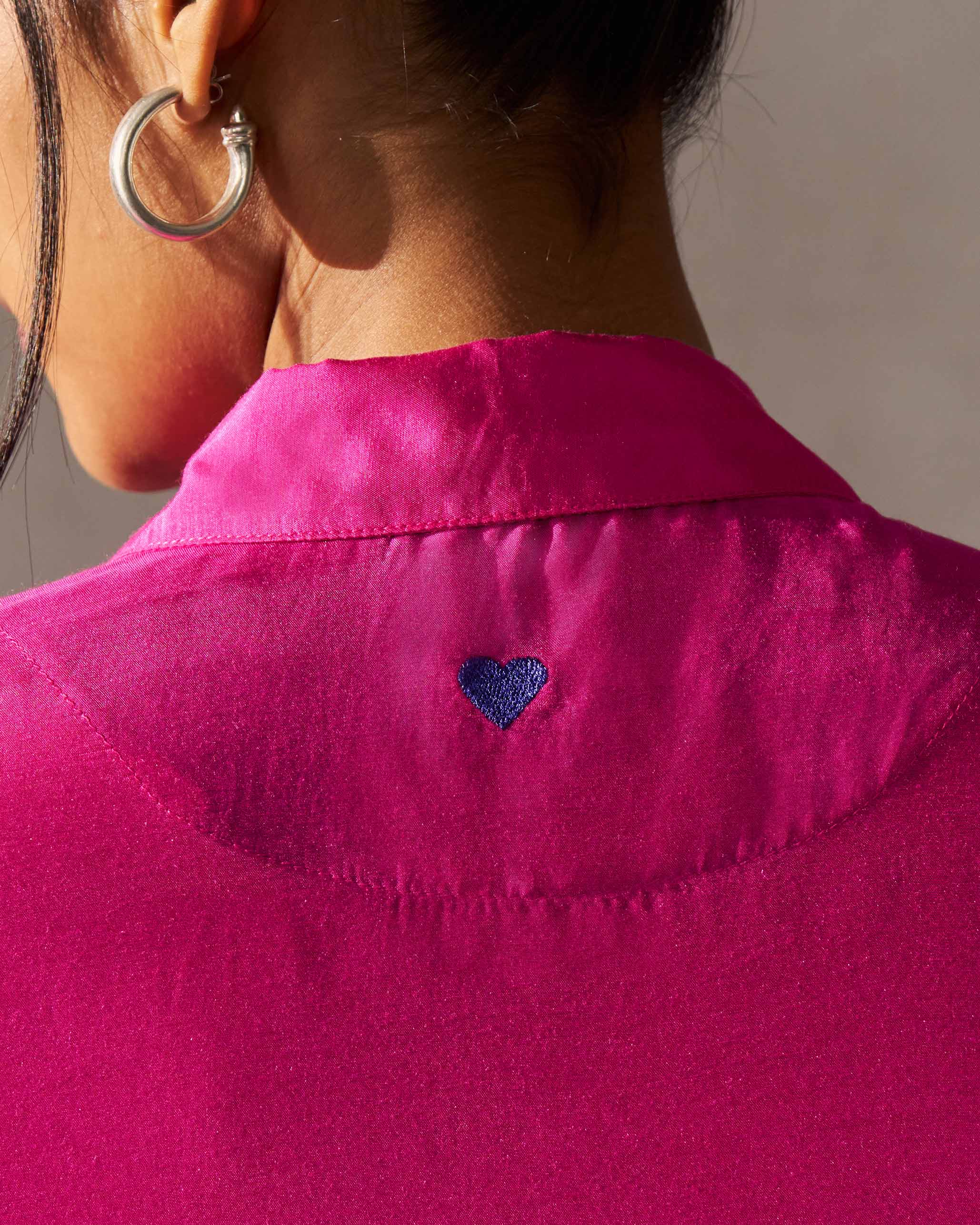 Boxy Shirt - Magenta - Image 2