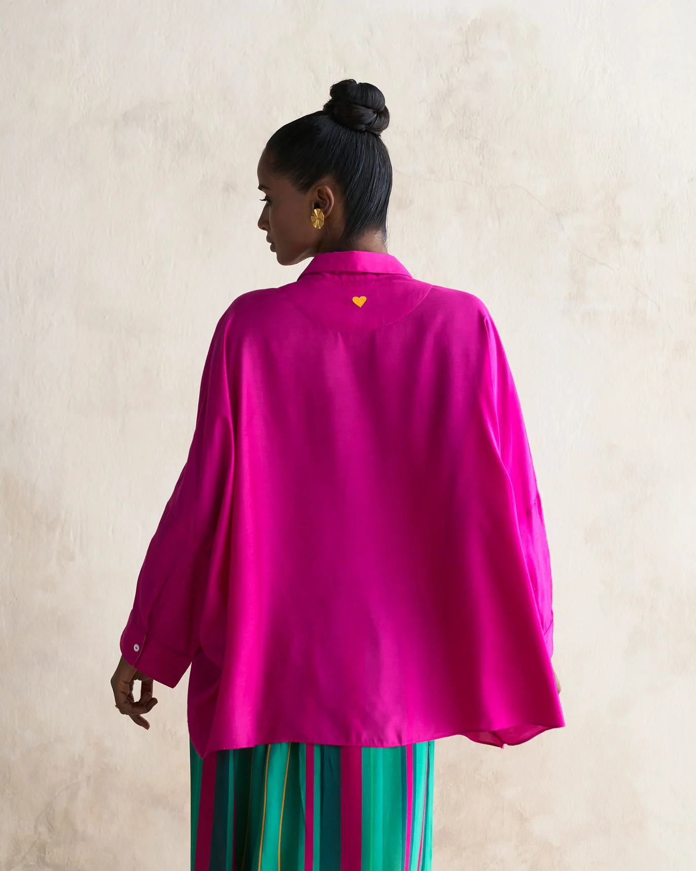Boxy Shirt - Magenta - Image 5