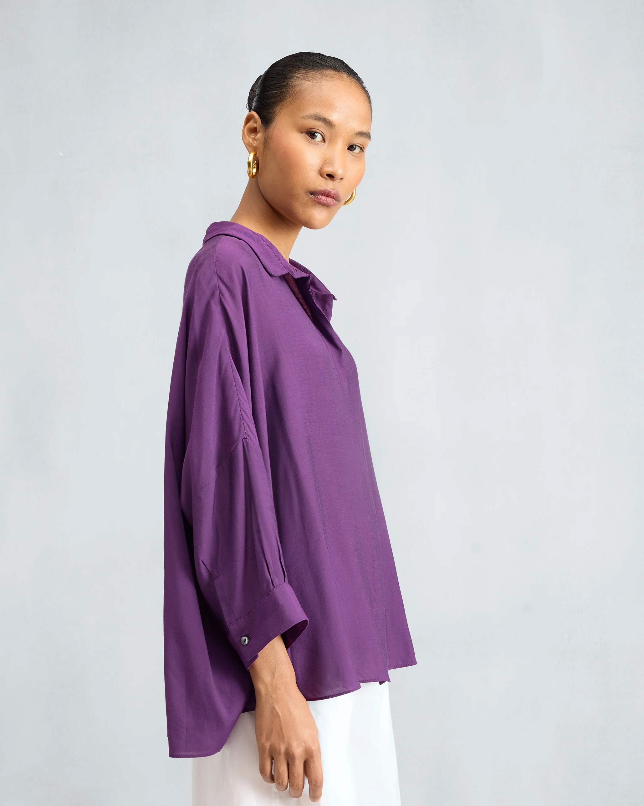 Boxy Shirt - Purple - Image 2