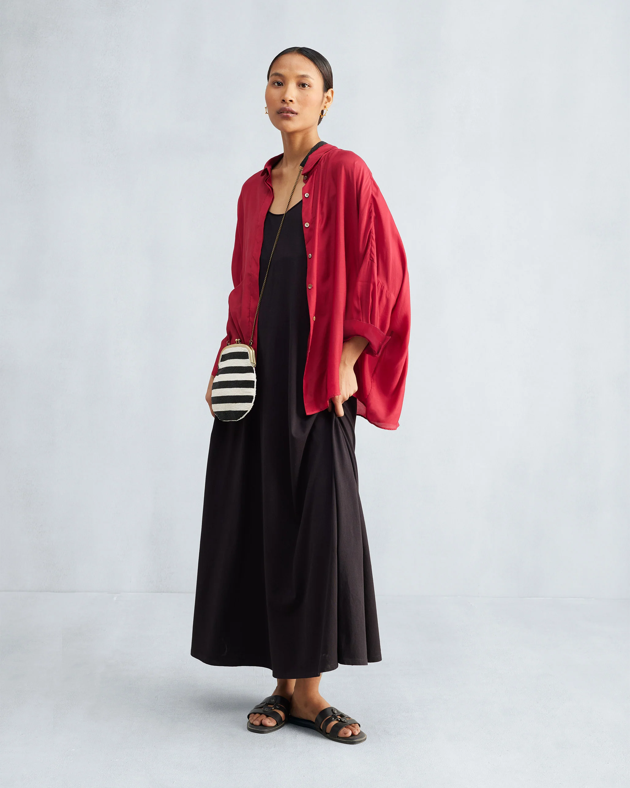 Boxy Shirt - Red - Image 8