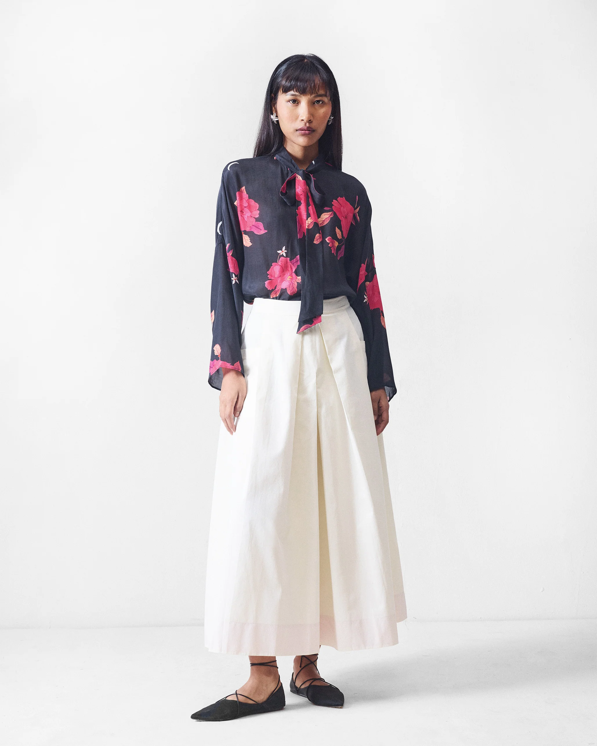 Bramble Top - Black & Fuchsia - Image 6