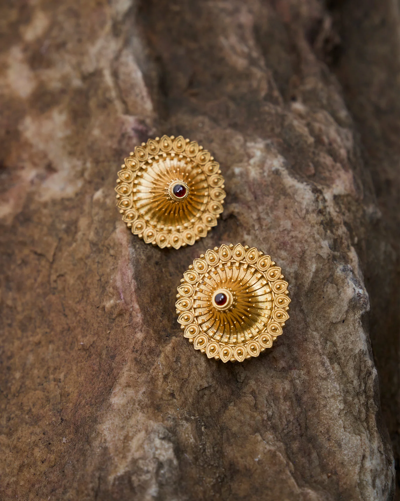 Brolly Earrings - Gold - Image 2