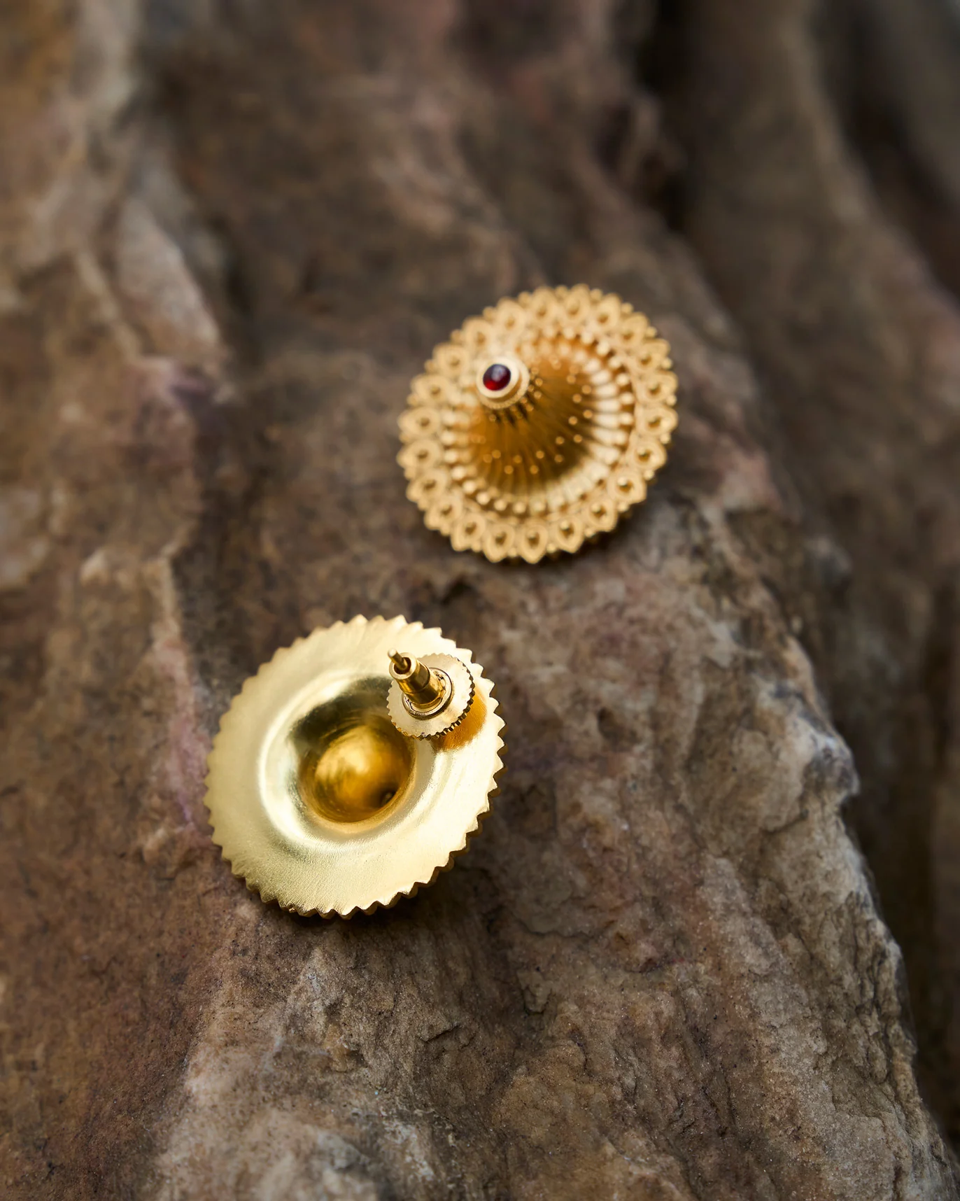Brolly Earrings - Gold - Image 3