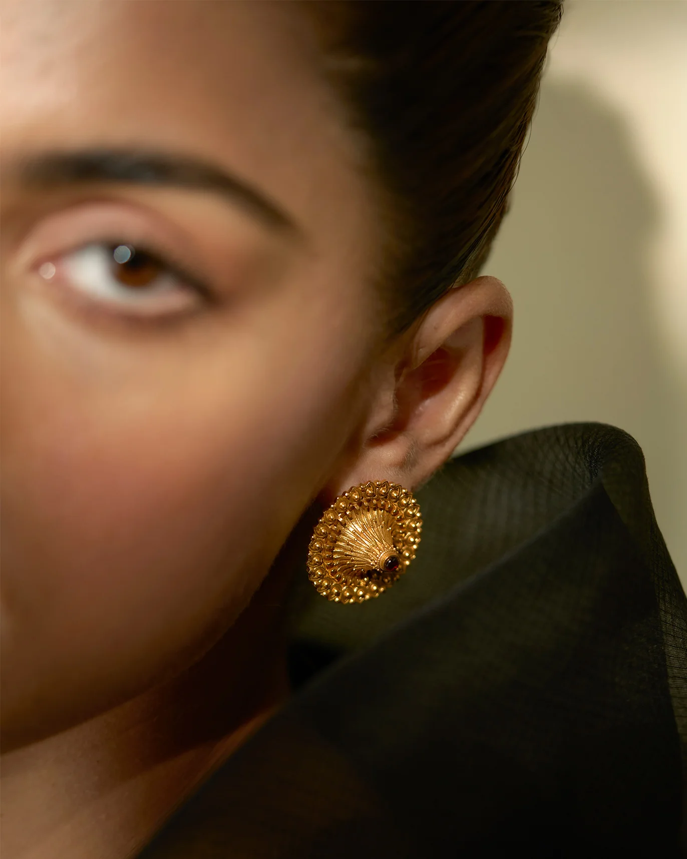 Brolly Earrings - Gold - Image 5