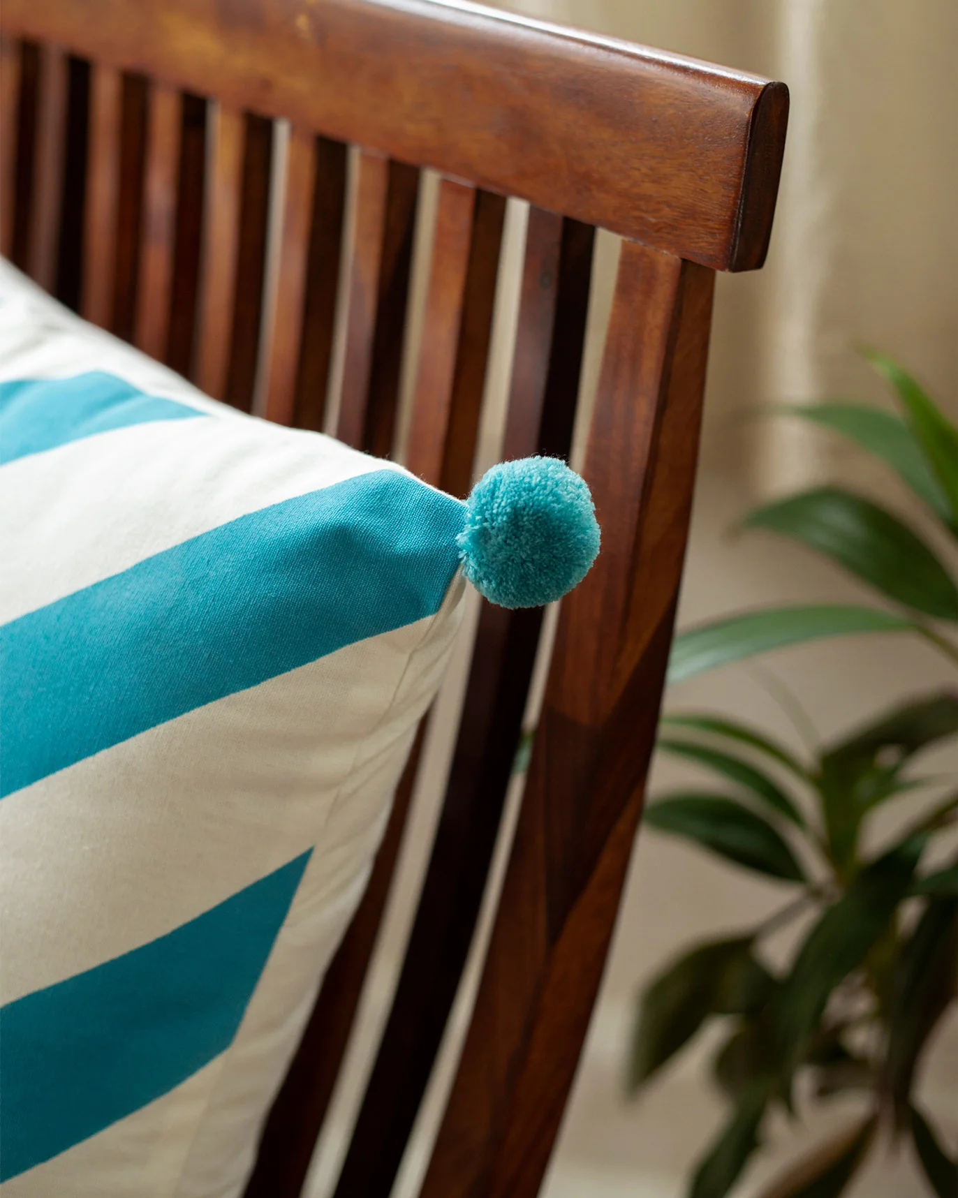 Brooke Stripe Cushion Cover - Image 2