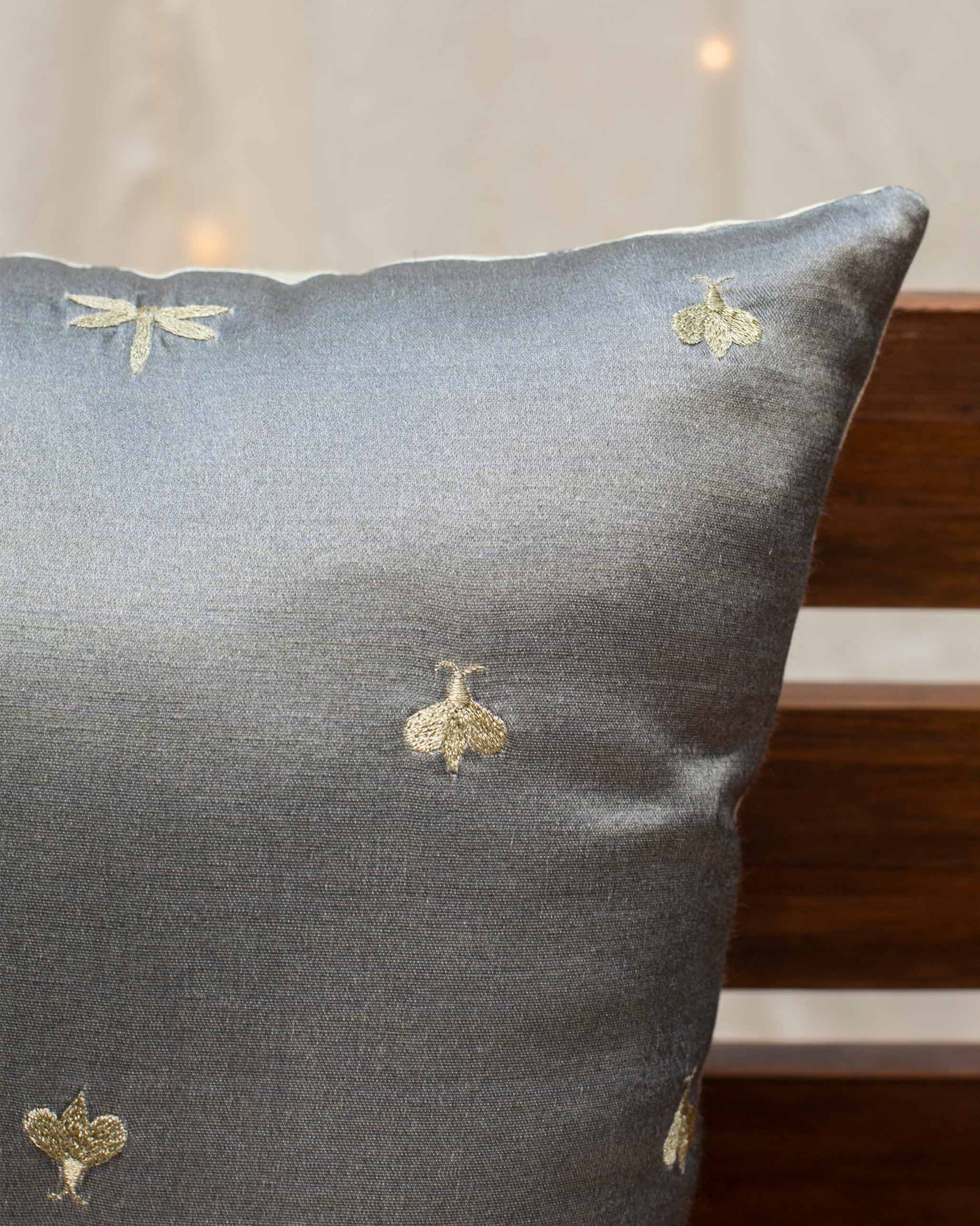 Bugged Cushion Cover - Grey - Image 2