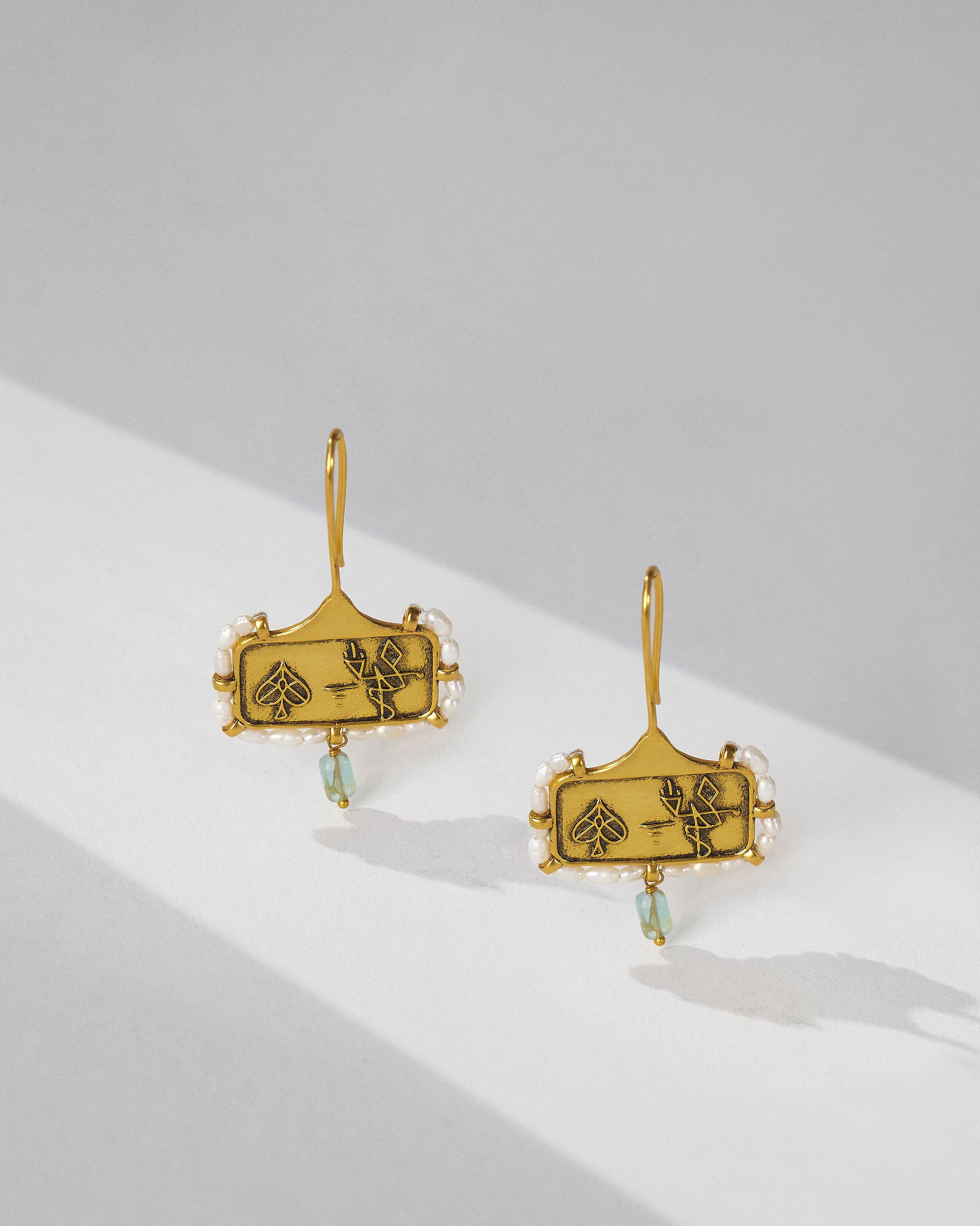Bulbul Earrings - Gold - Image 2