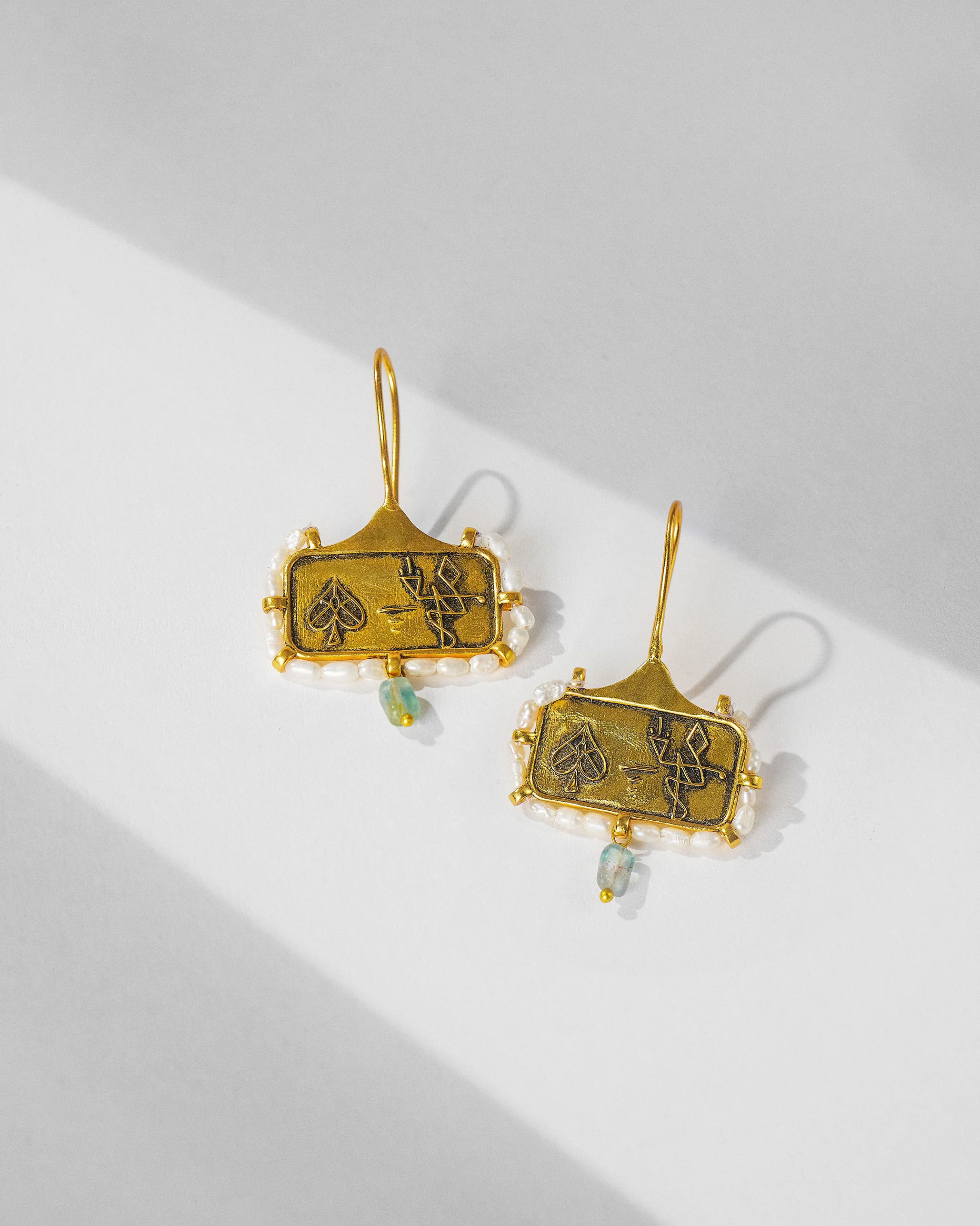Bulbul Earrings - Gold - Image 3