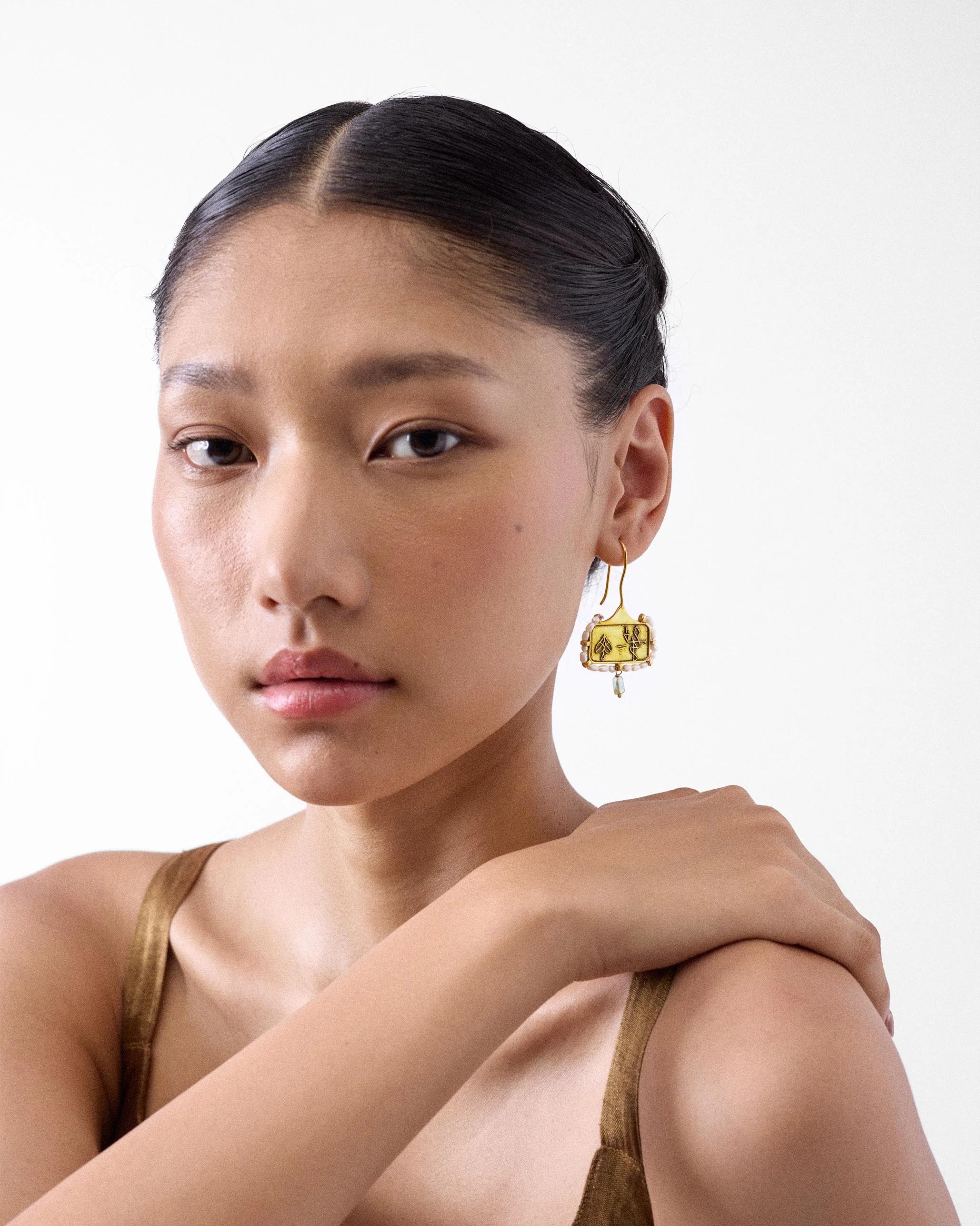 Bulbul Earrings - Gold - Image 5
