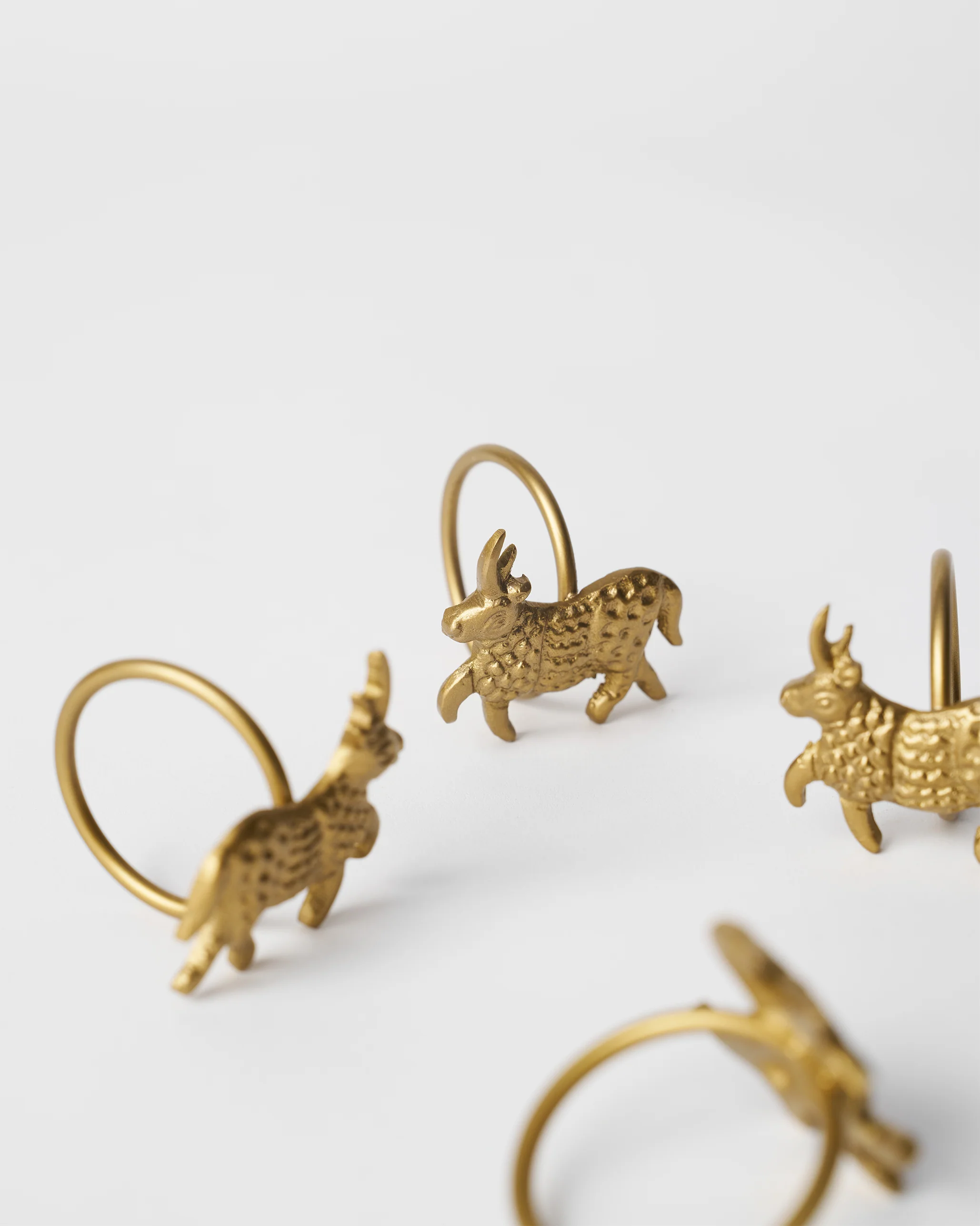 Bull Napkin Ring - Set of 4 - Image 2