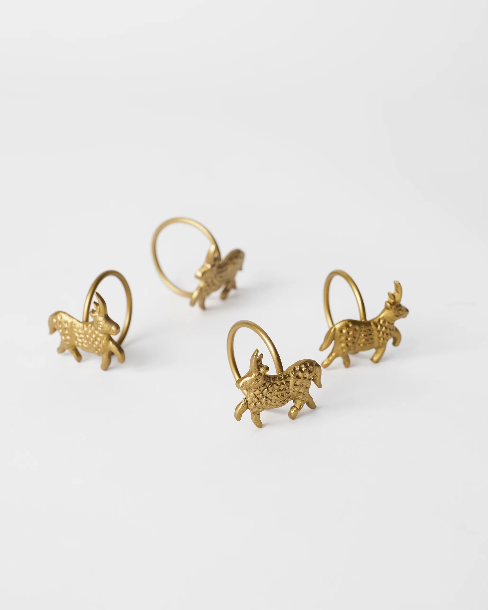 Bull Napkin Ring - Set of 4 - Image 3