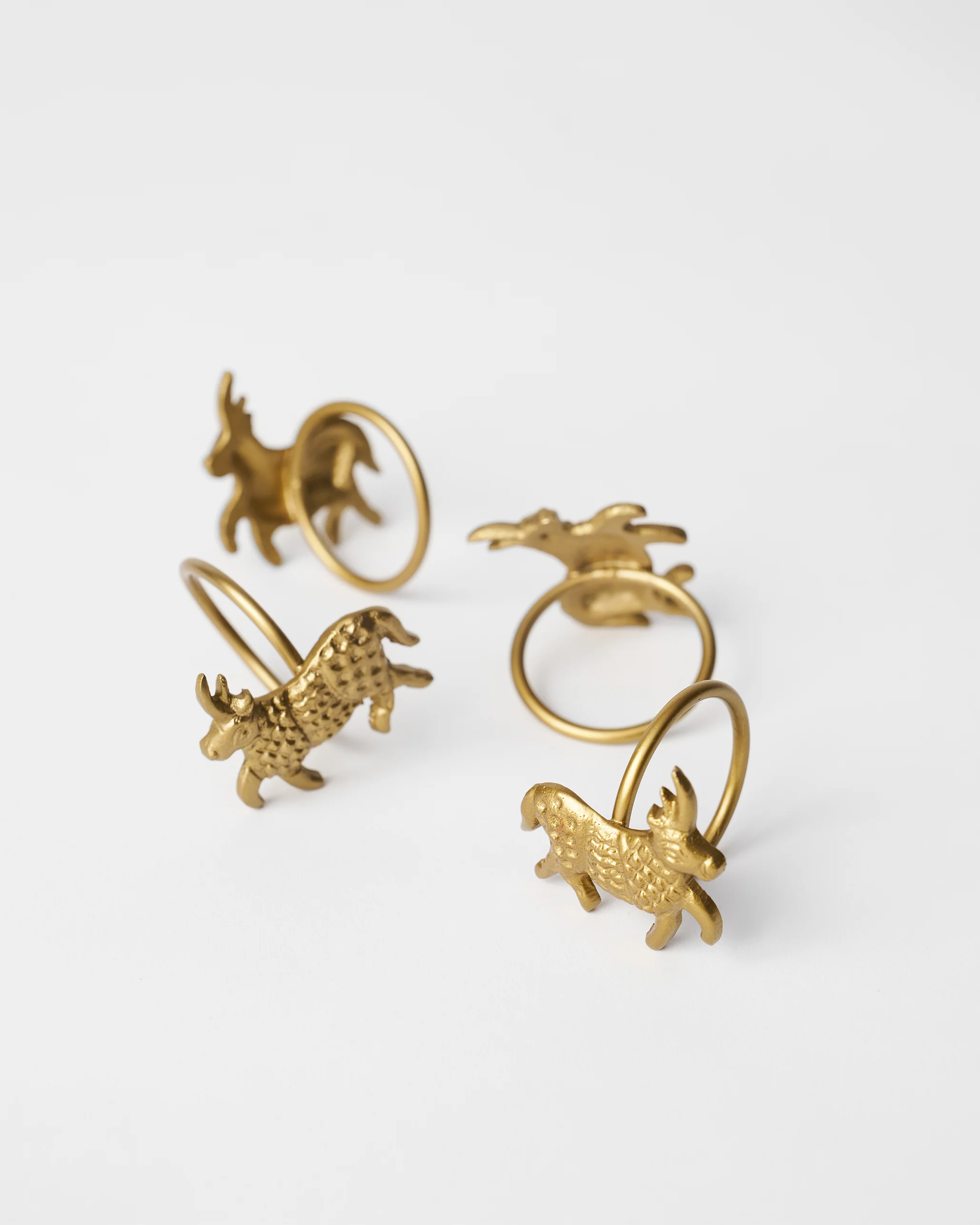 Bull Napkin Ring - Set of 4 - Image 4