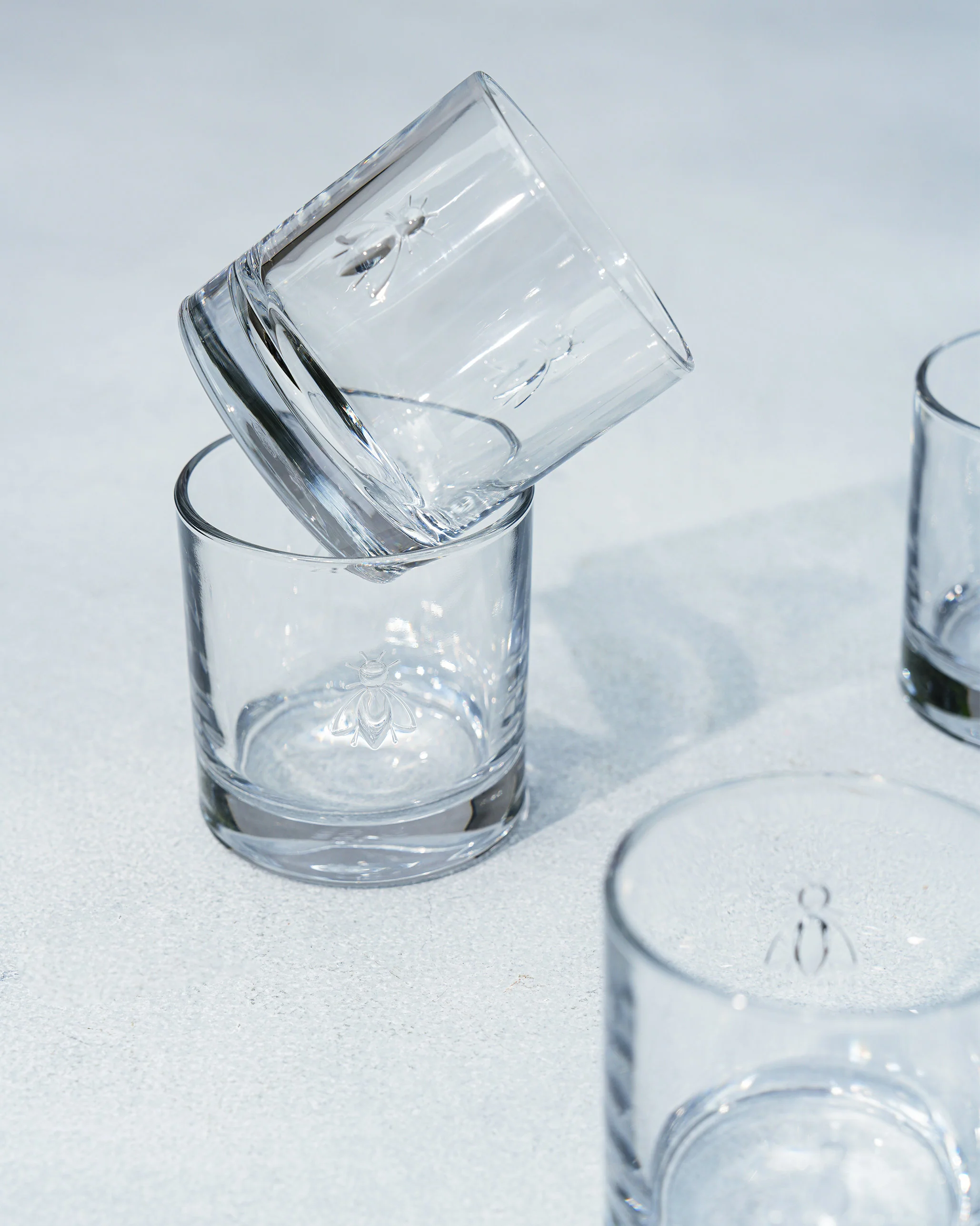 Bumble Bee Whiskey Glasses - Set of 4 - Image 6