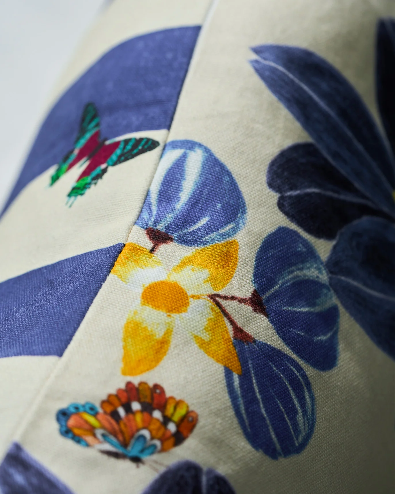 Bunga Lumbar Cover - Indigo - Image 4