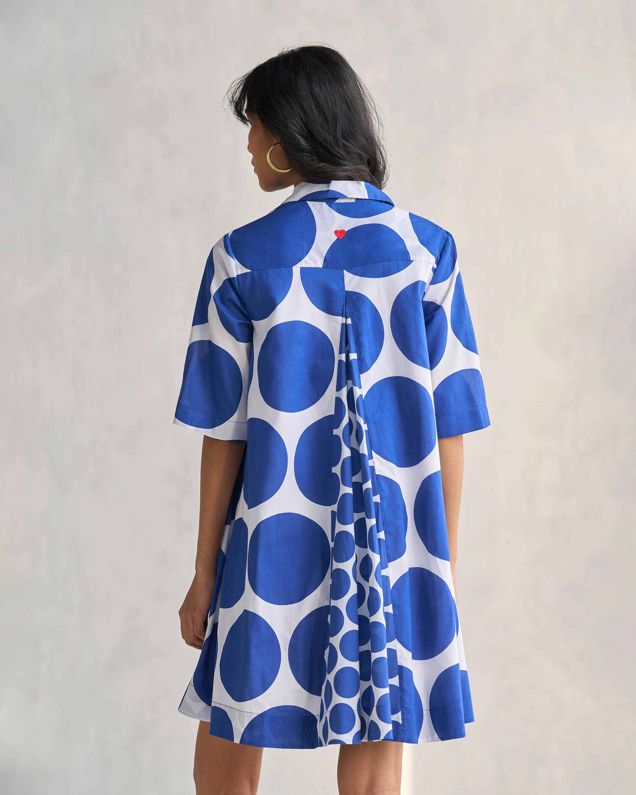 Camber Dress - Navy & White - Image 4