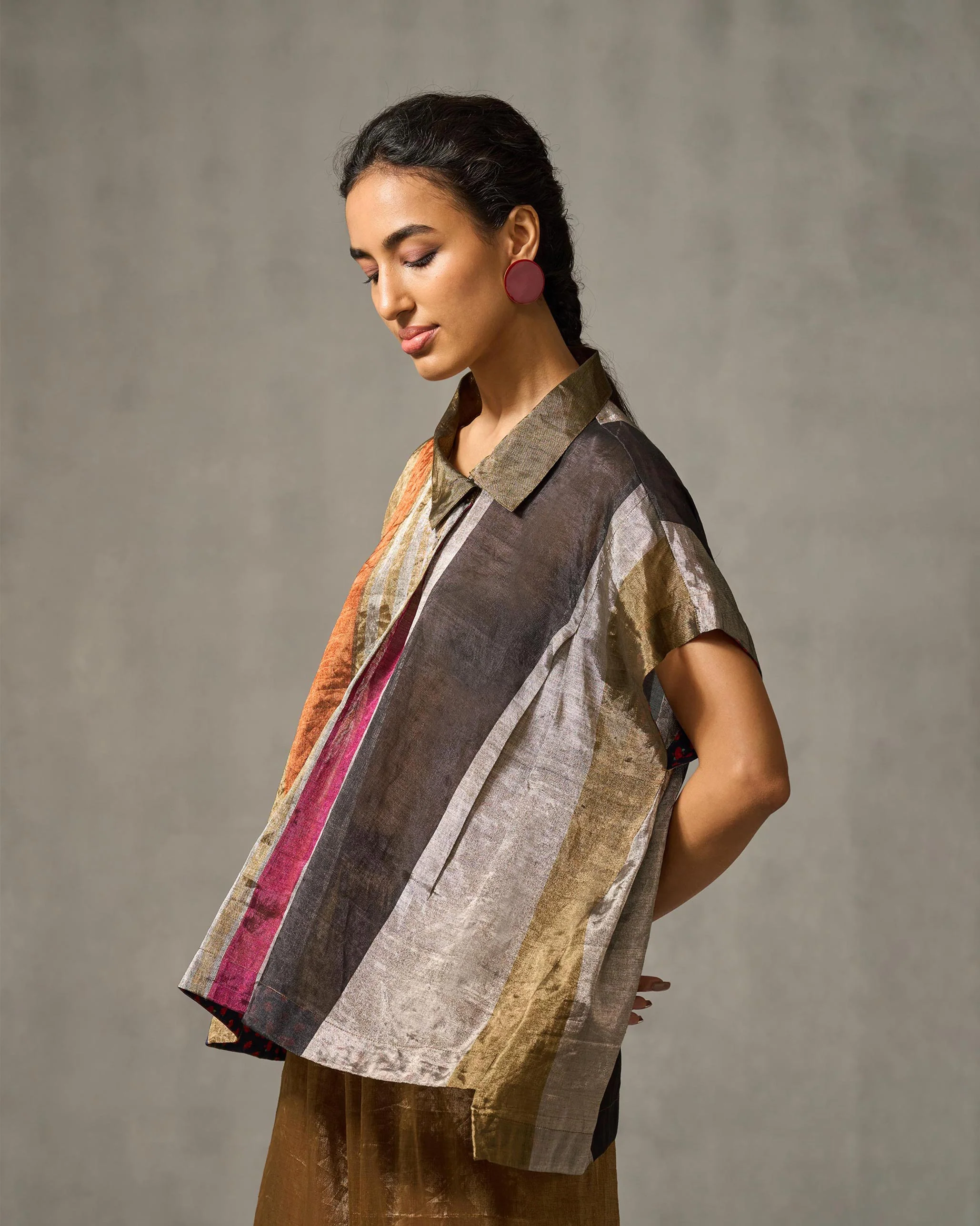 Camber Top - Multi Color Stripes - Image 4