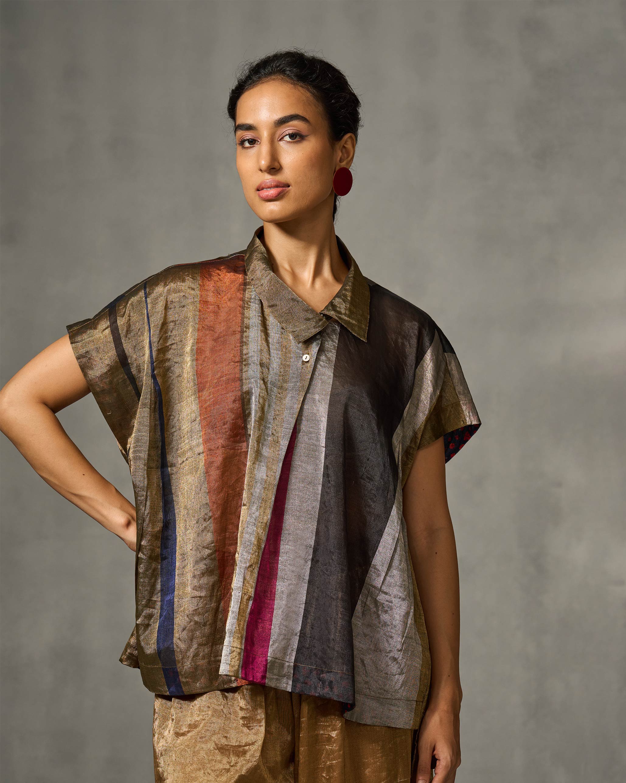 Camber Top - Multi Color Stripes - Image 5