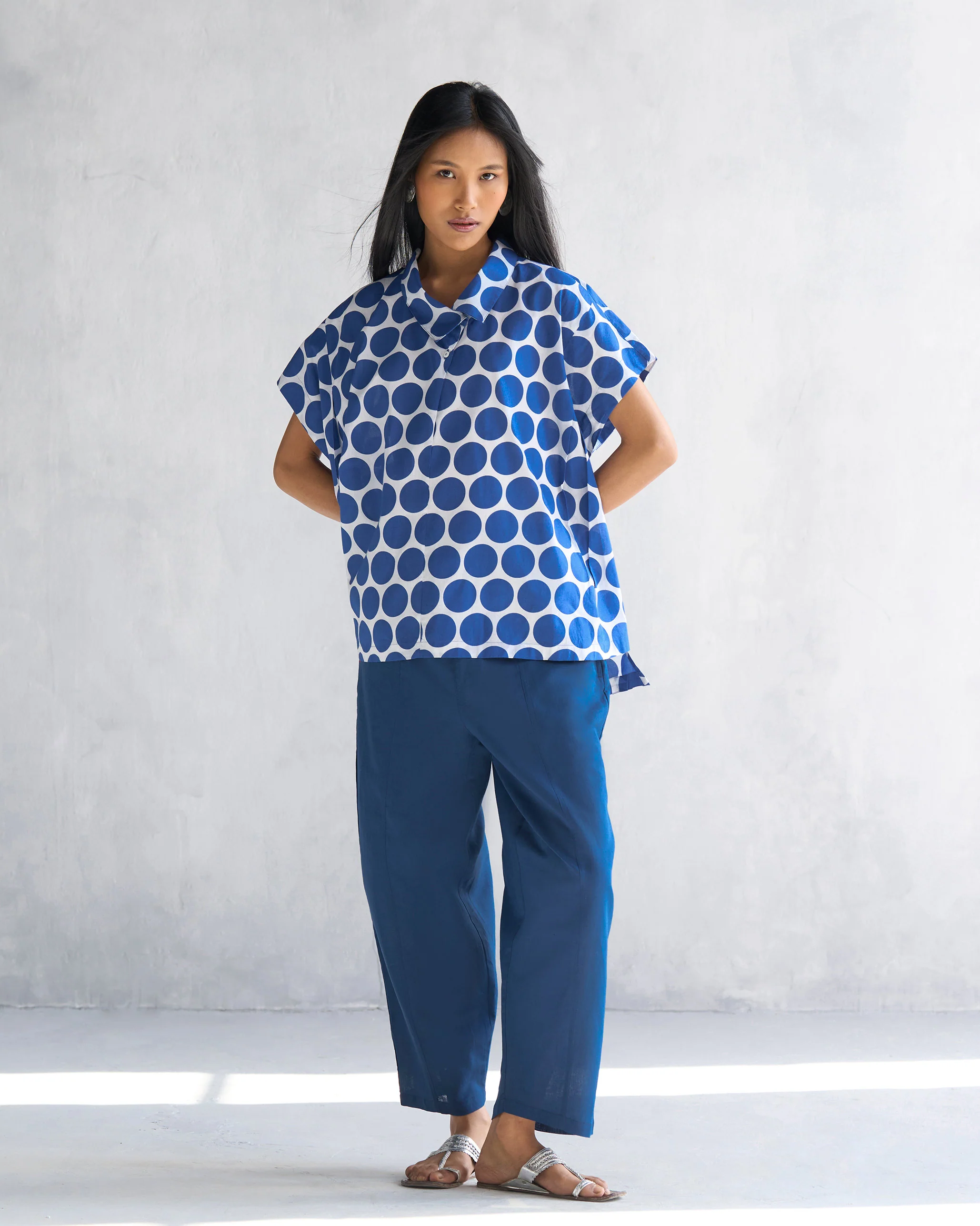 Camber Top - Navy & White - Image 5
