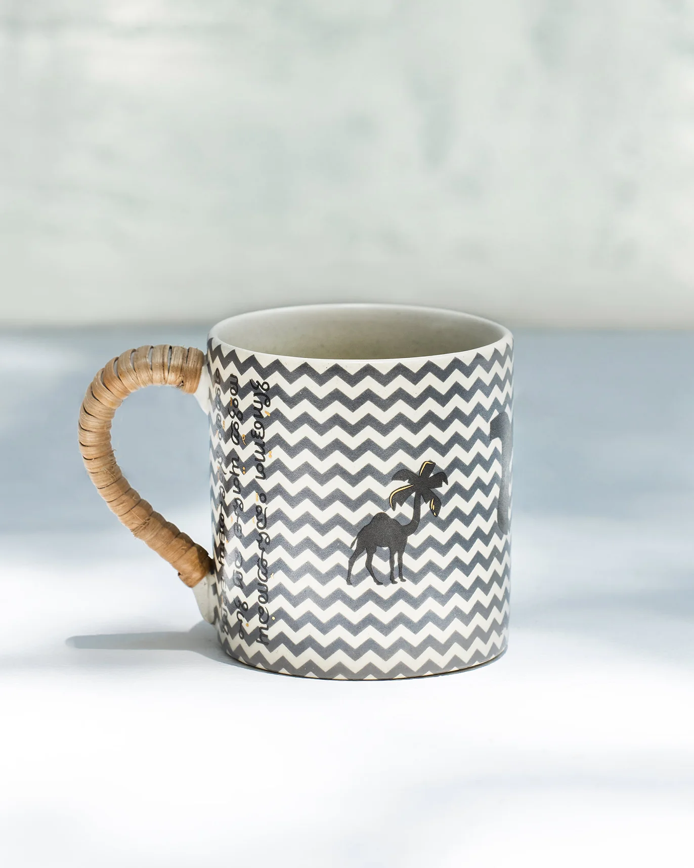 Camel Palm Straight Mug - Image 2