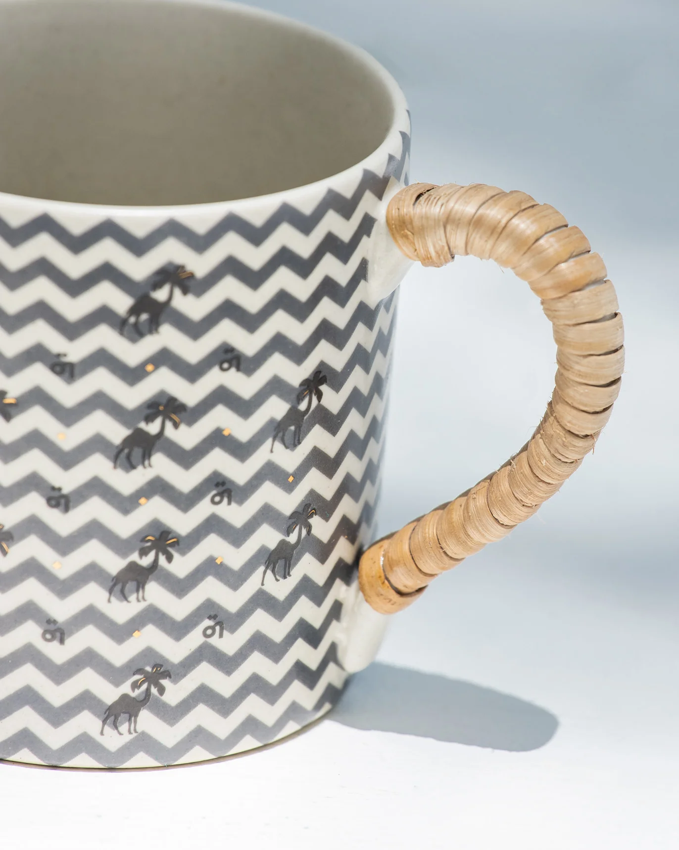 Camel Palm Straight Mug - Image 5