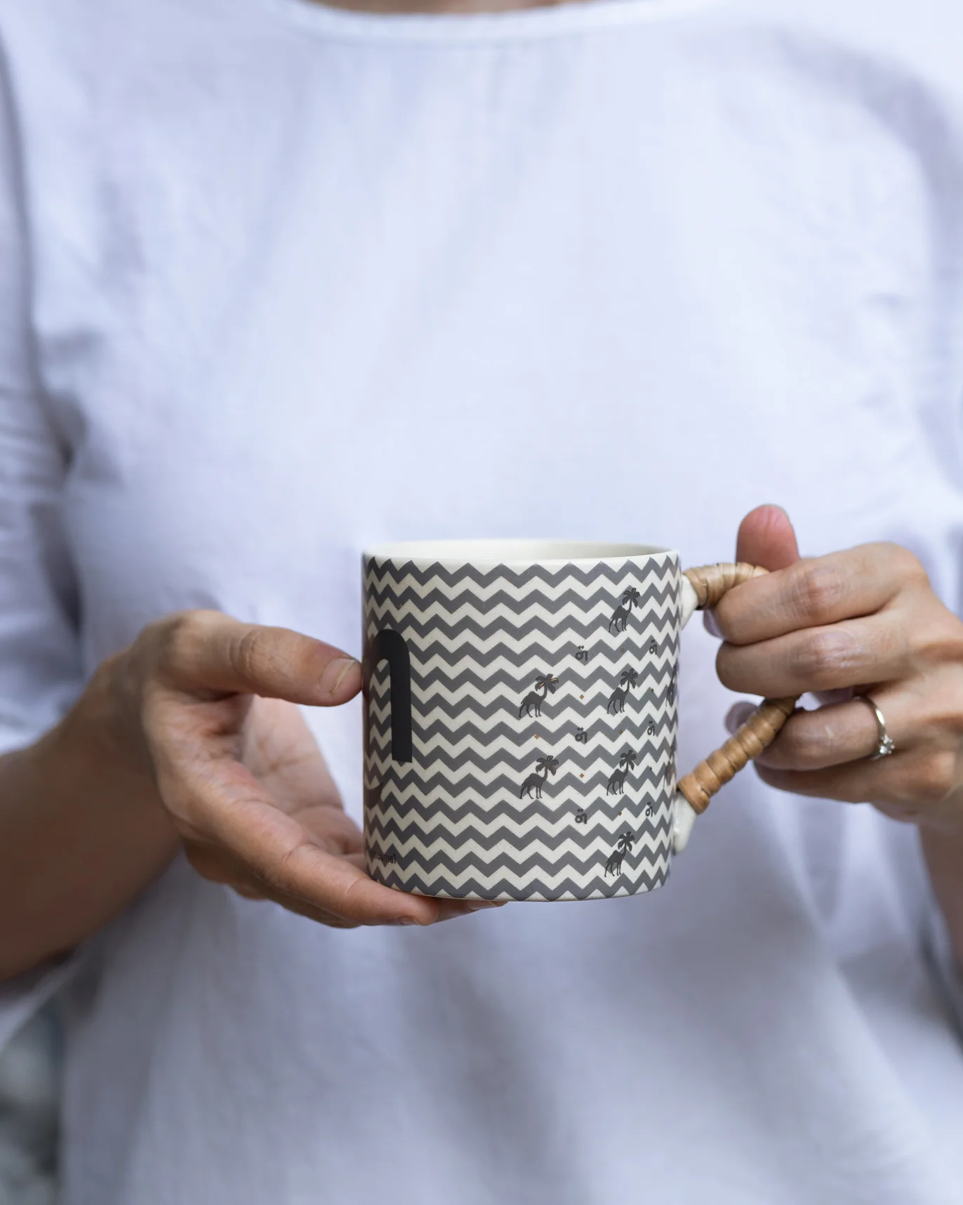 Camel Palm Straight Mug - Image 6