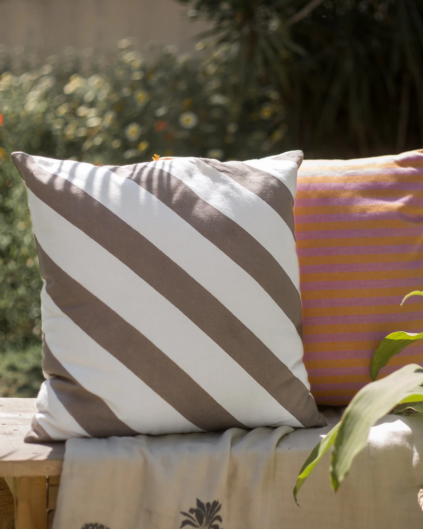 Candy Stripe Cushion Cover - Image 2