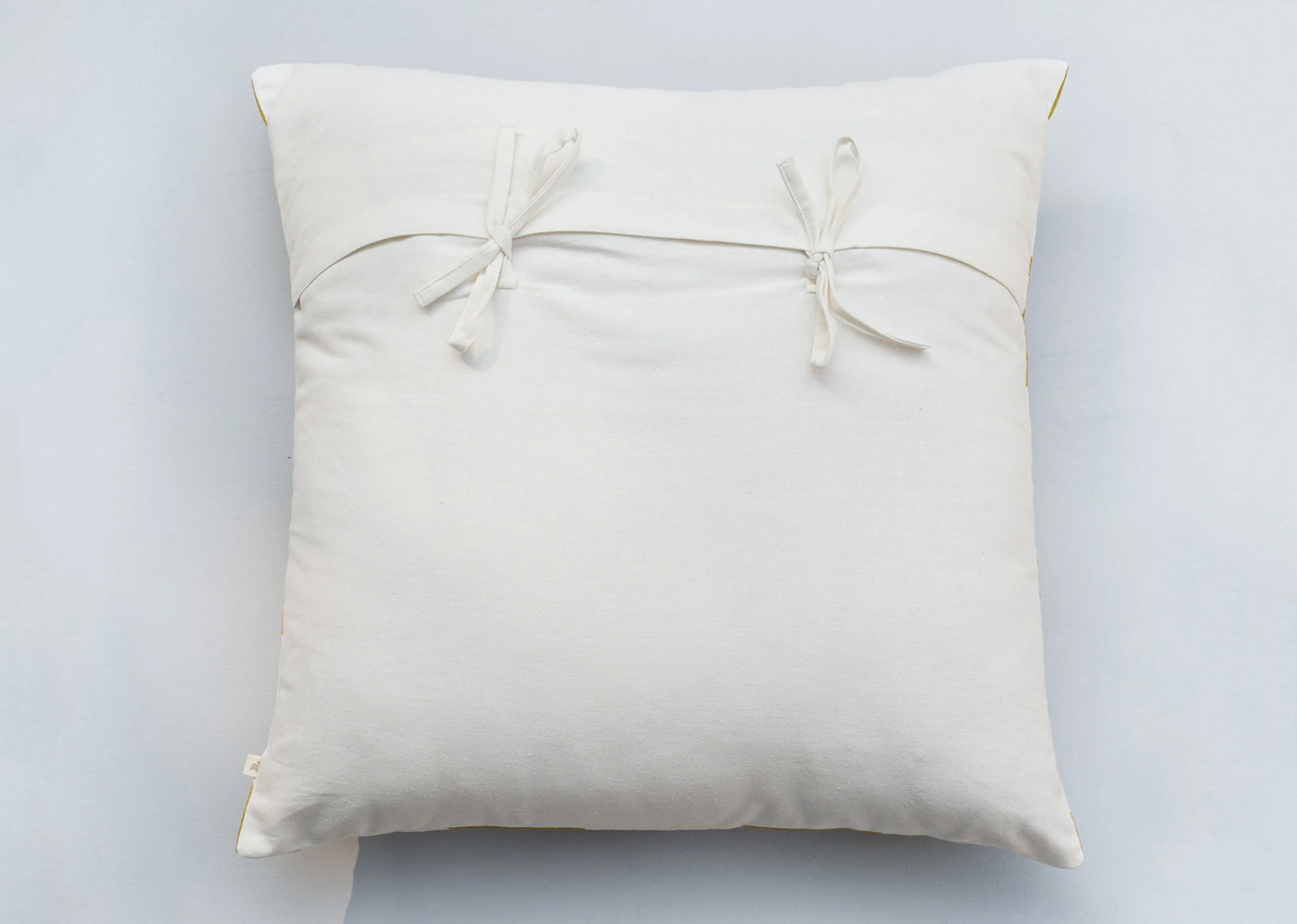 Candy Stripe Cushion Cover - Yellow - Image 3