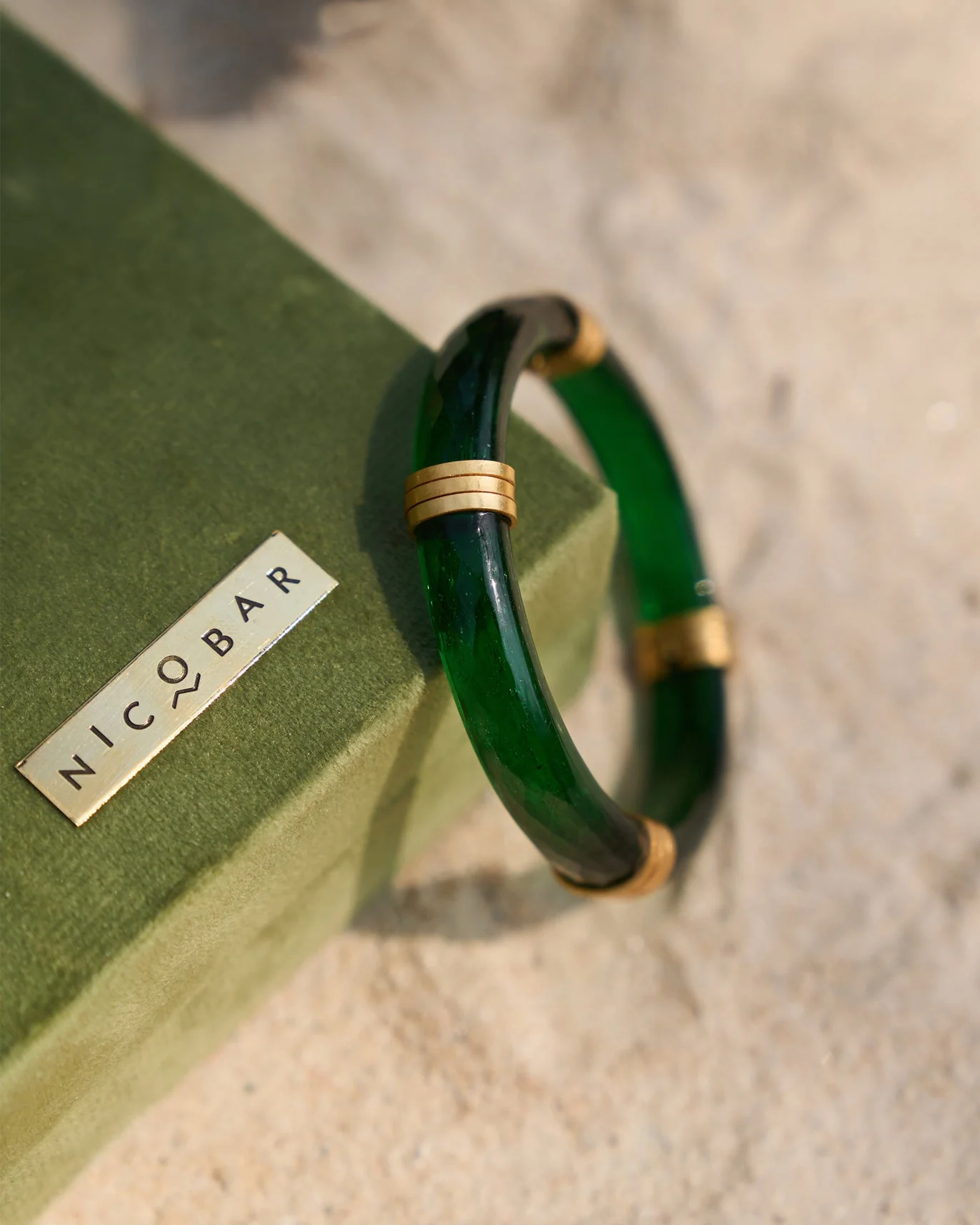 Cara Bangle - Green - Image 2