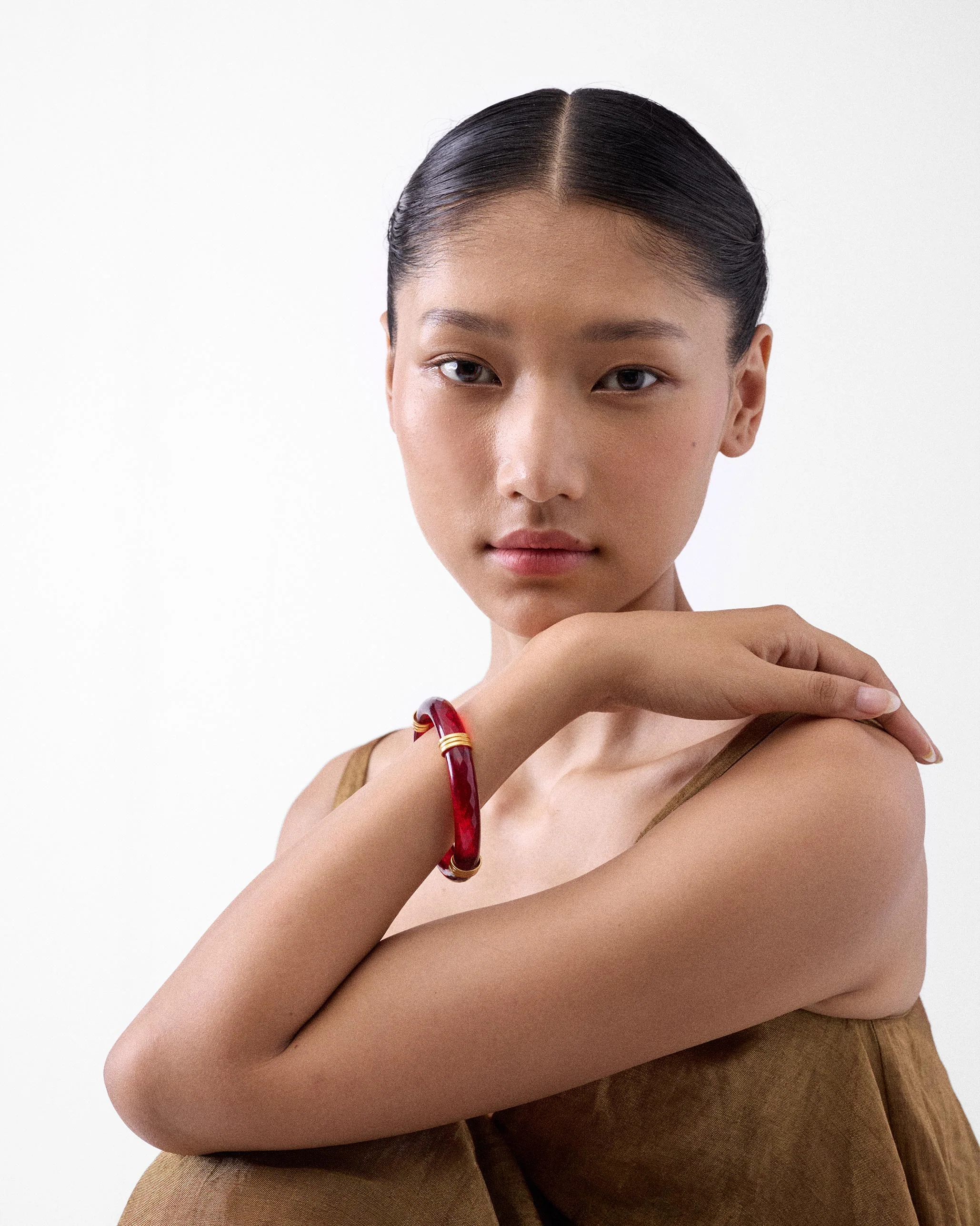 Cara Bangle - Red - Image 5