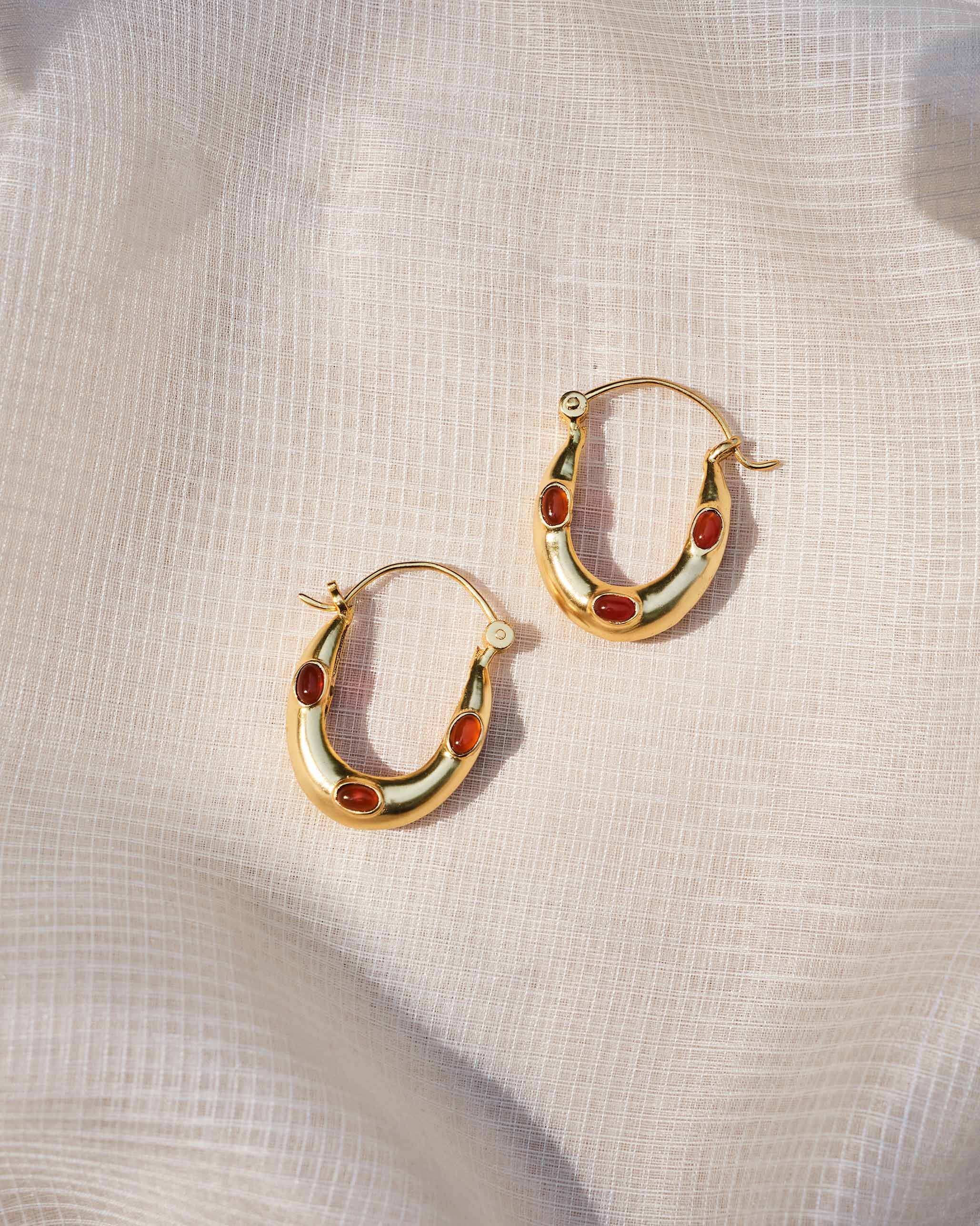 Carnelian Balis - Gold - Image 2
