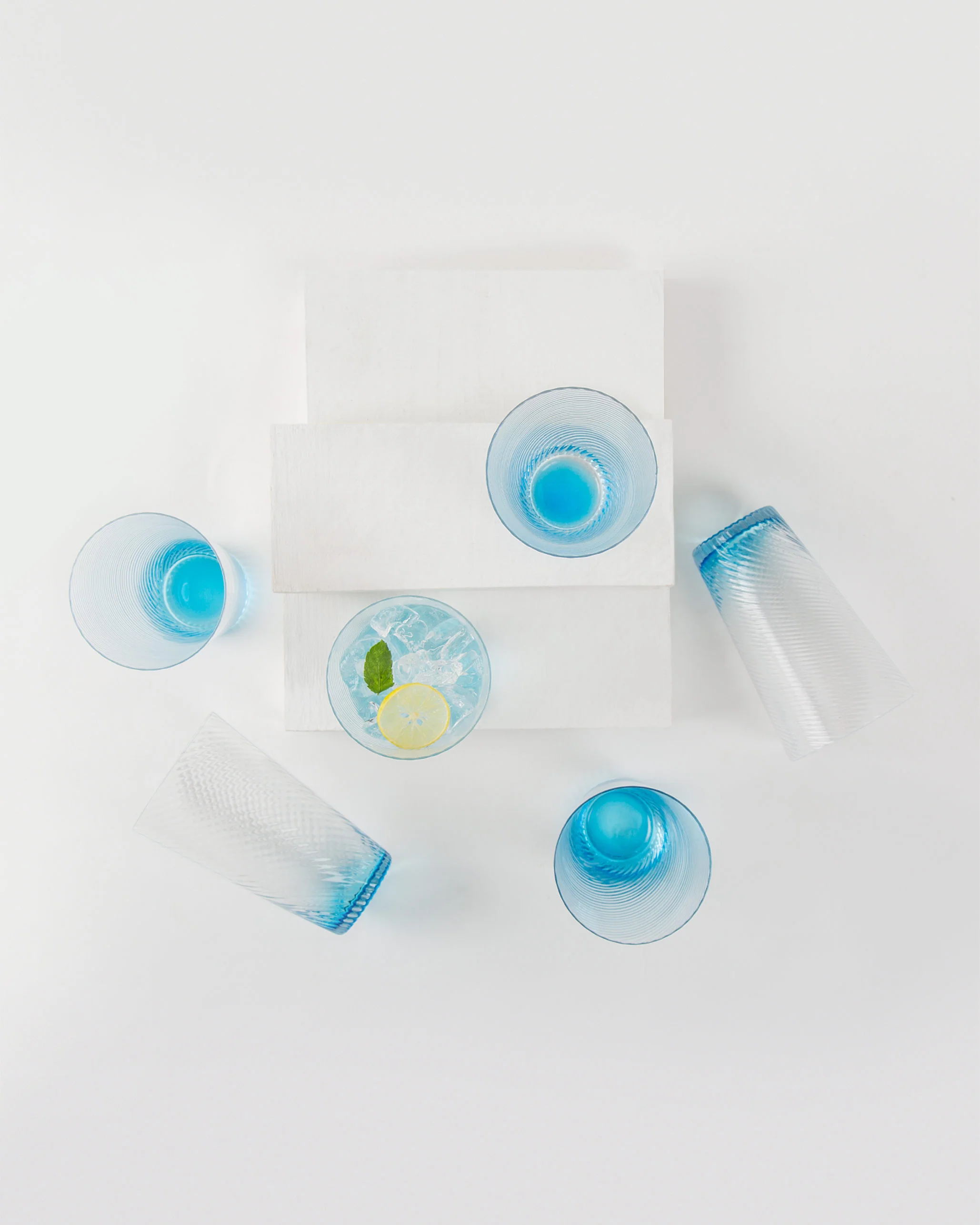 Casablanca Glass (Set of 6) - Turquoise - Image 2