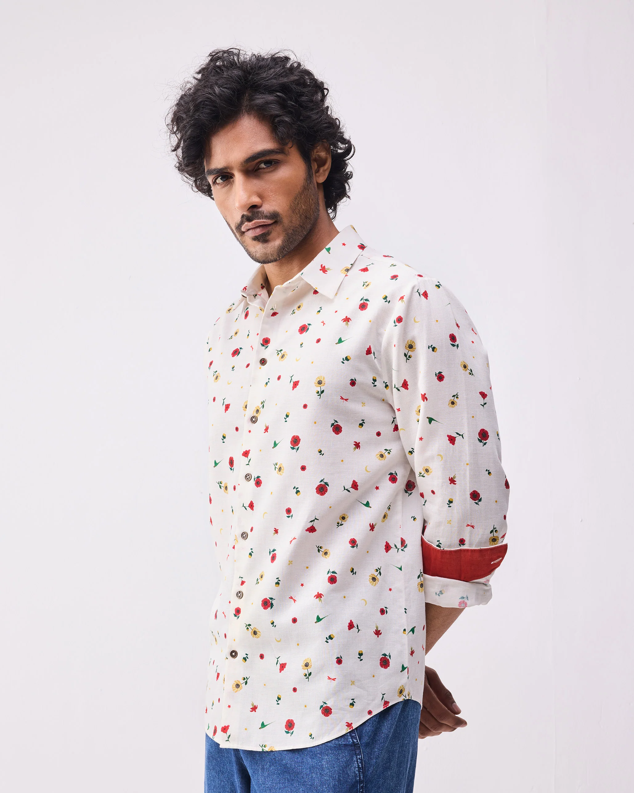 Catamaran Shirt - Ivory Print - Image 3