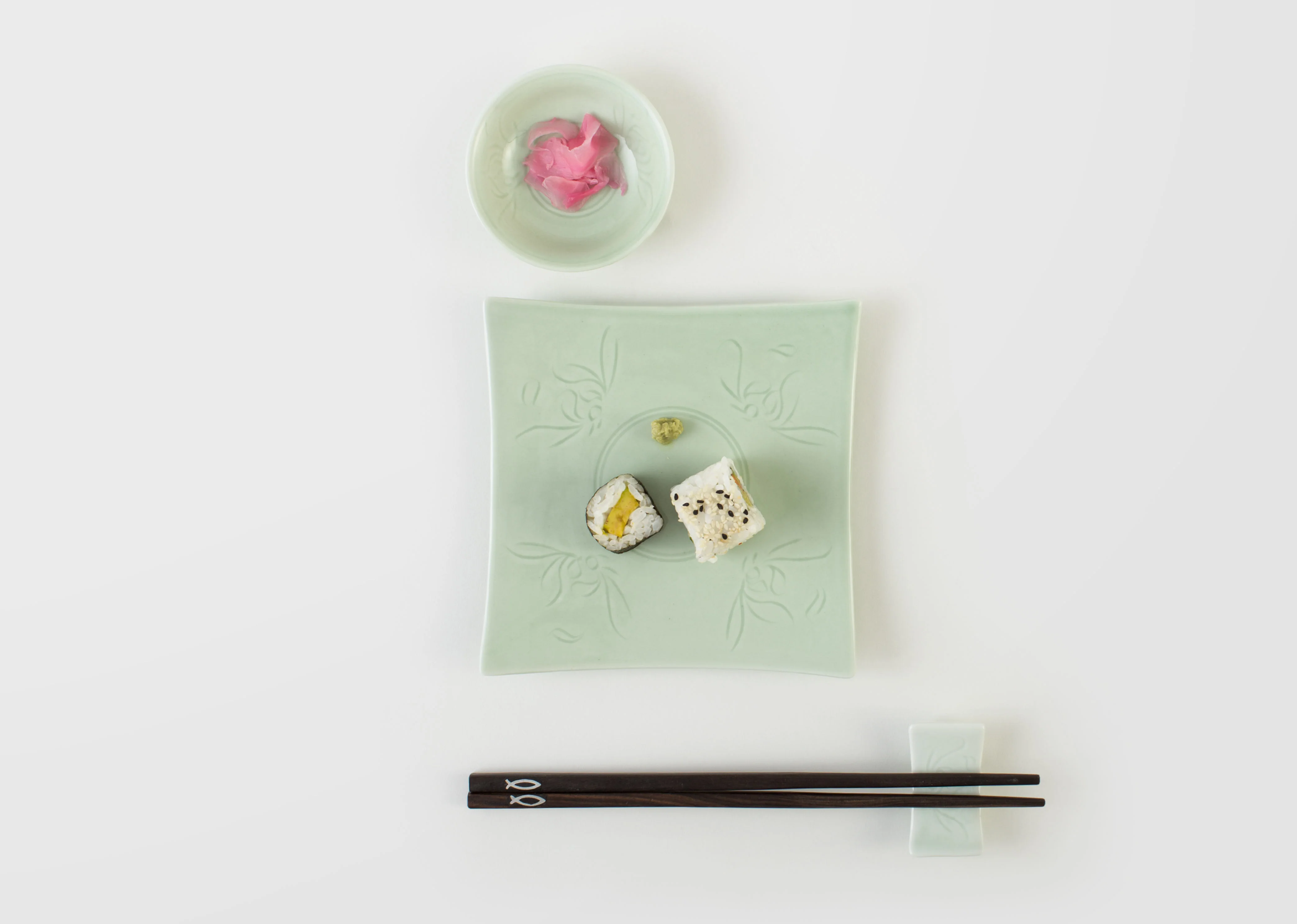Celadon Square Plate - Image 3