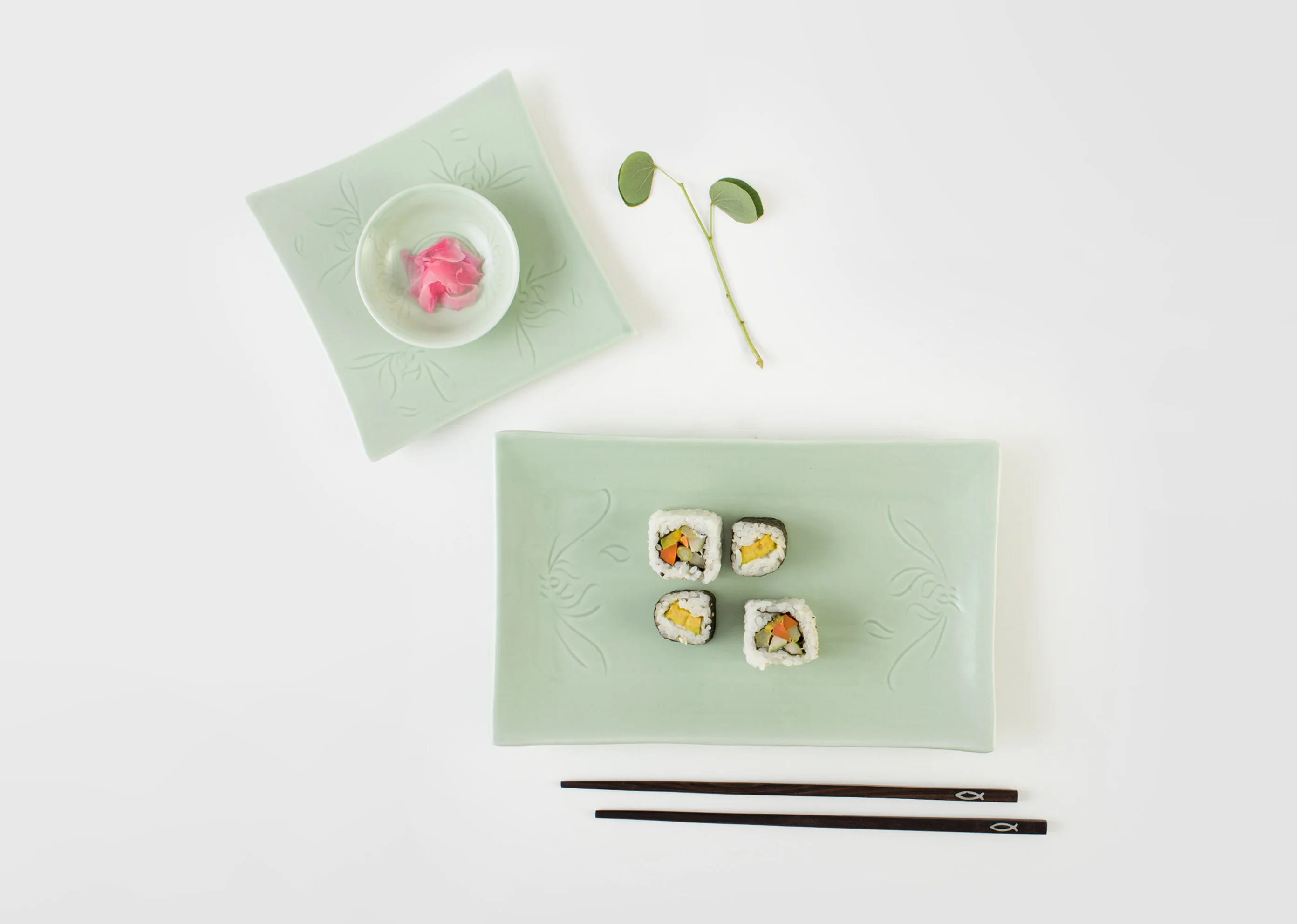 Celadon Sushi Platter - Image 3