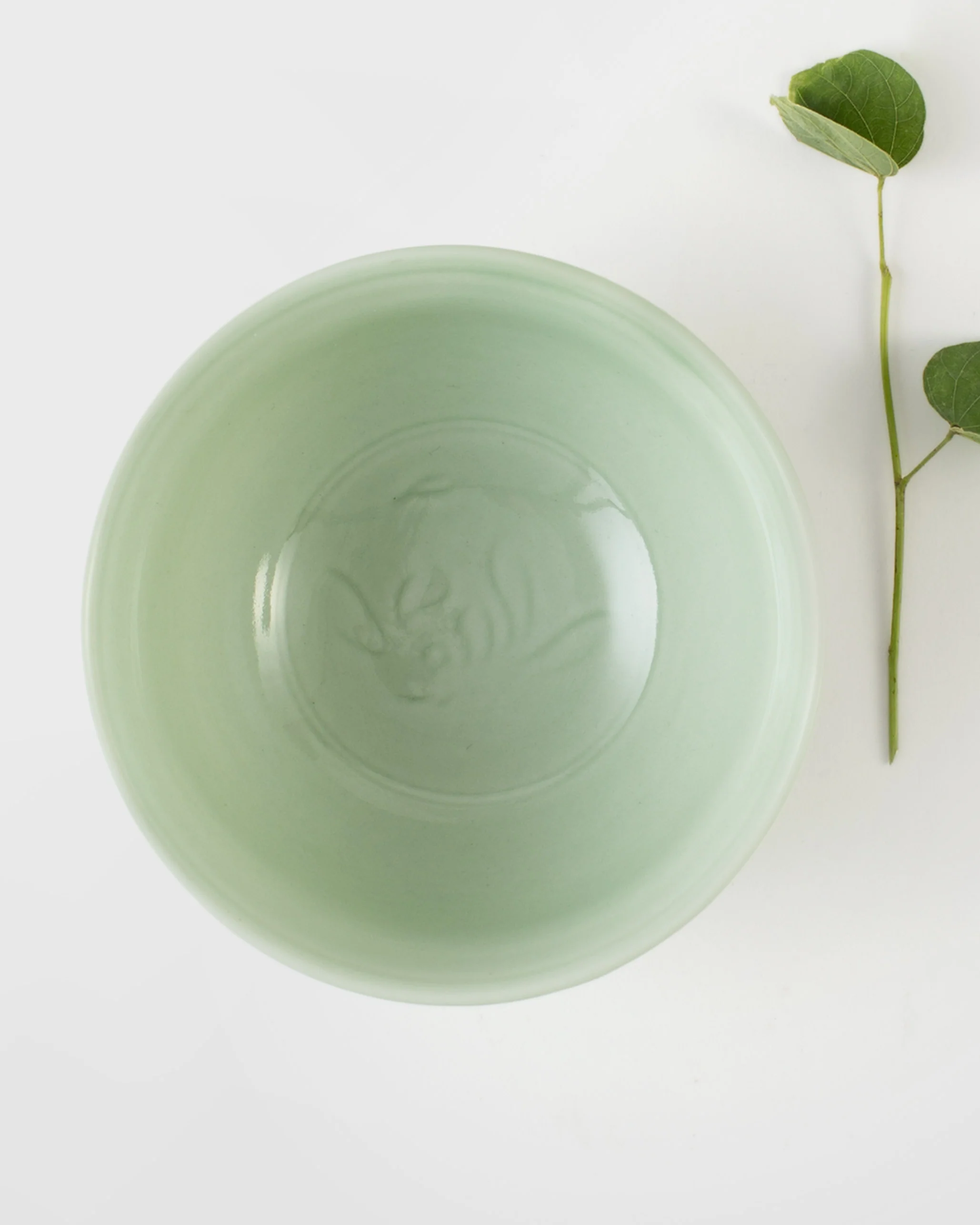 Celadon Wasabi Nut Bowl - Image 2
