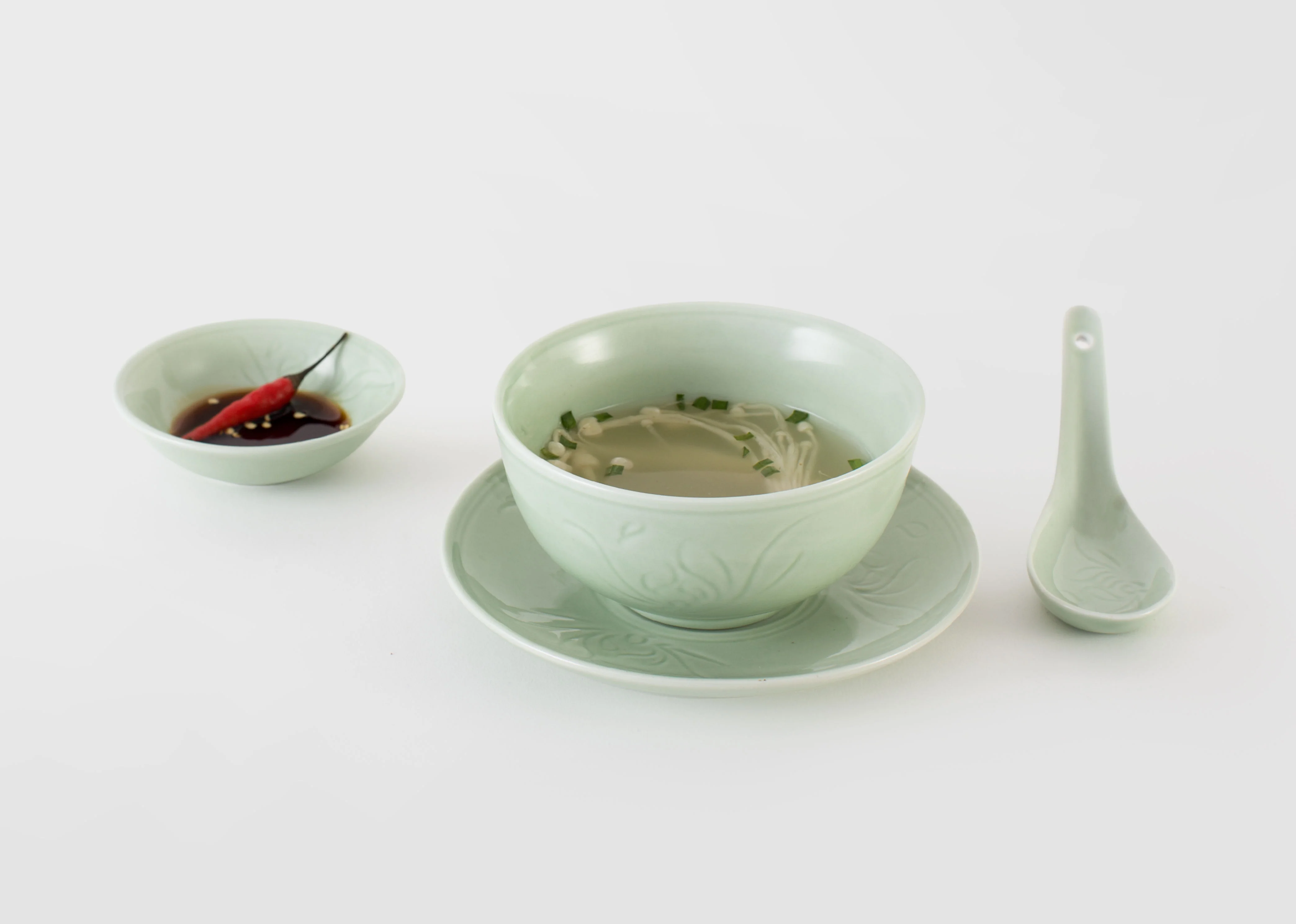 Celadon Wasabi Nut Bowl - Image 3