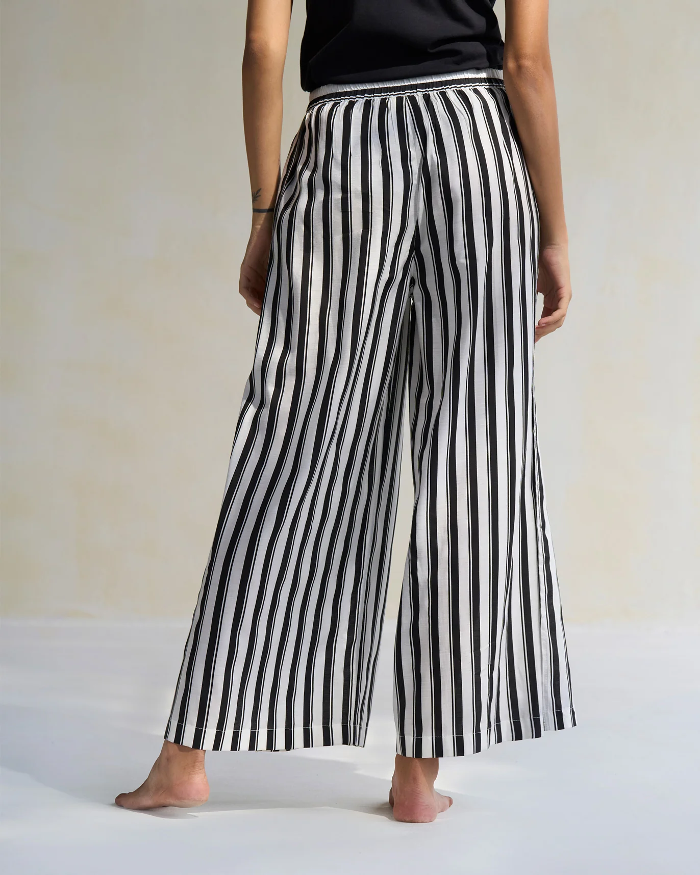 Celeste Pyjamas - Ivory & Black - Image 4