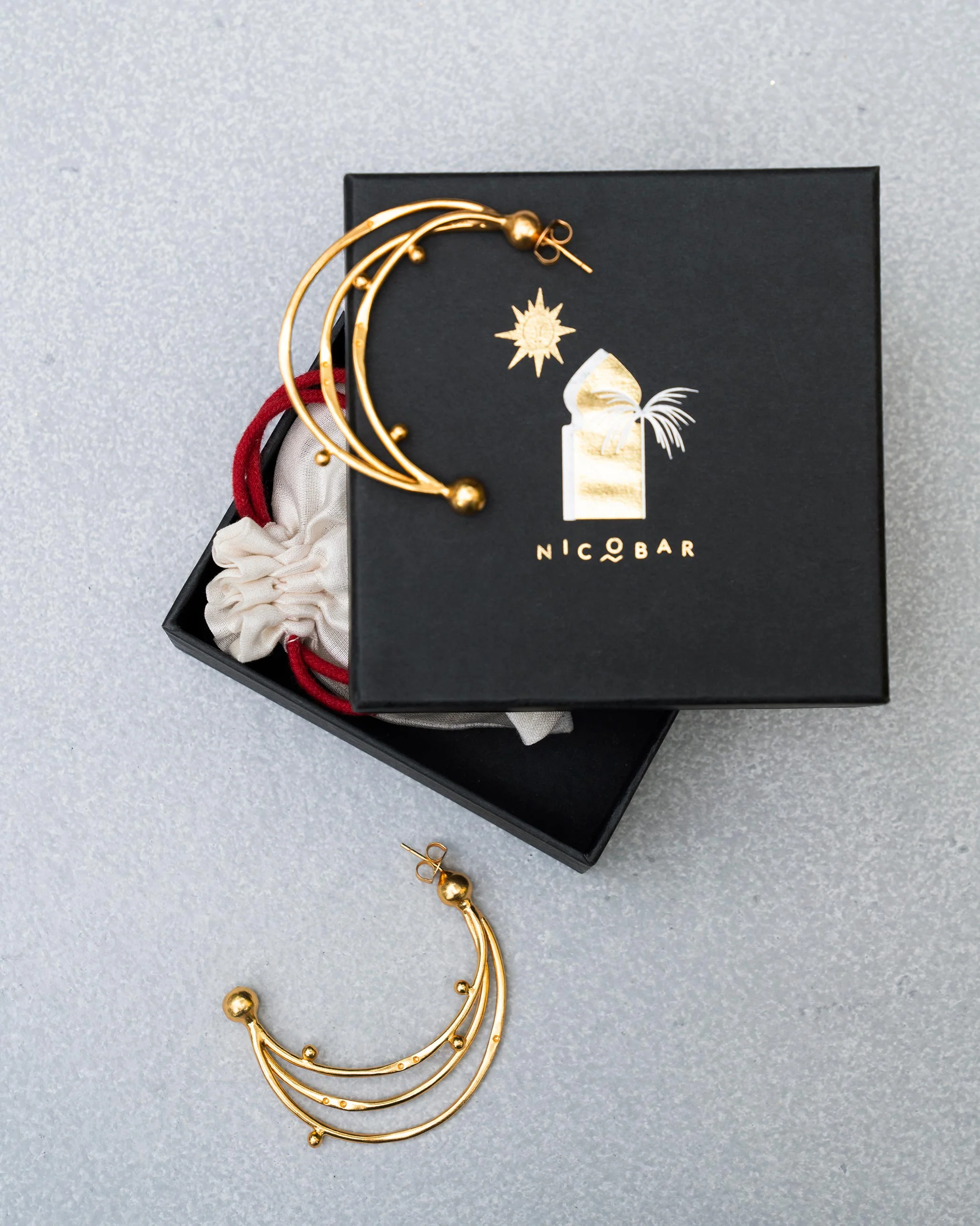 Celestial Hoops - Gold - Image 2