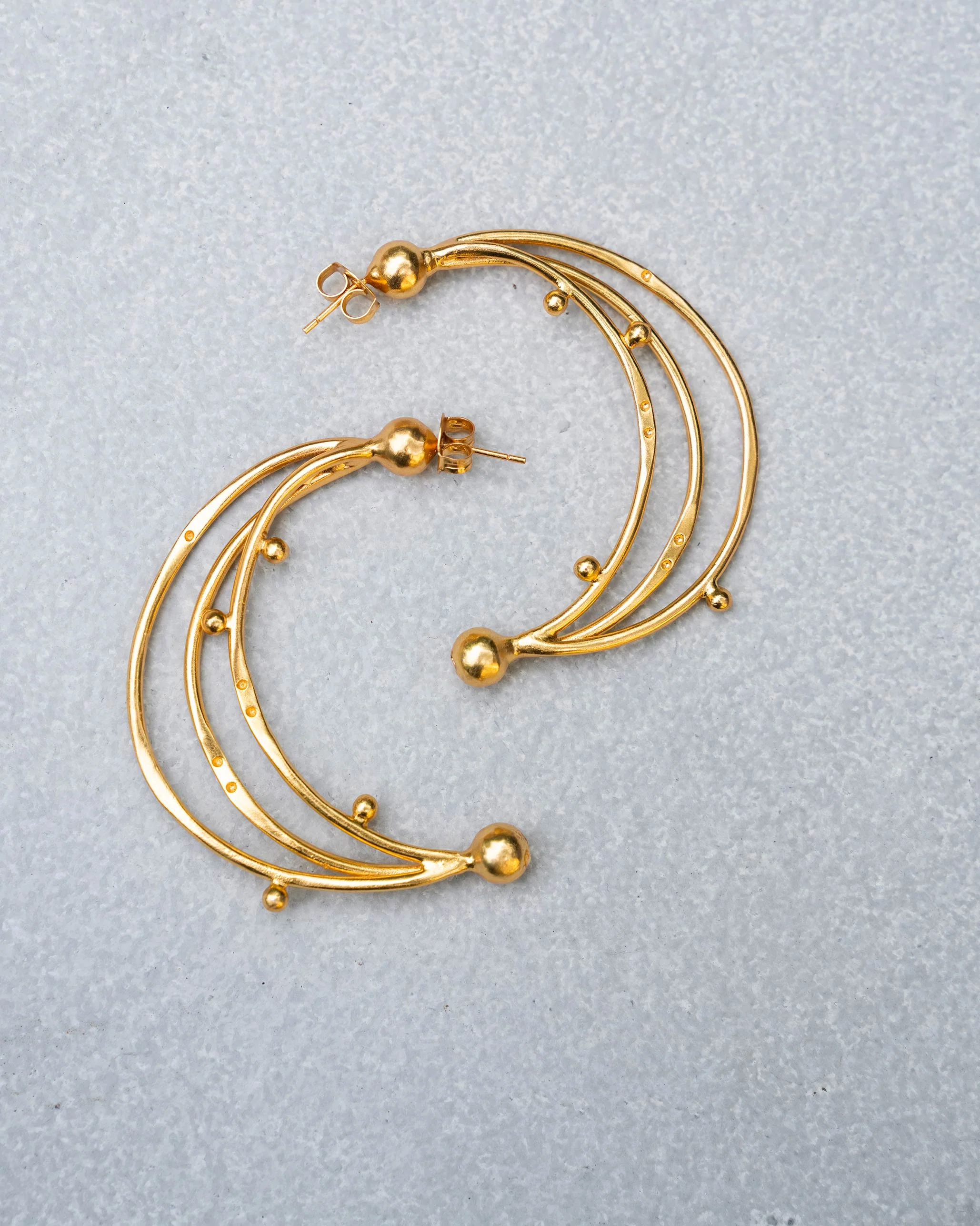 Celestial Hoops - Gold - Image 3