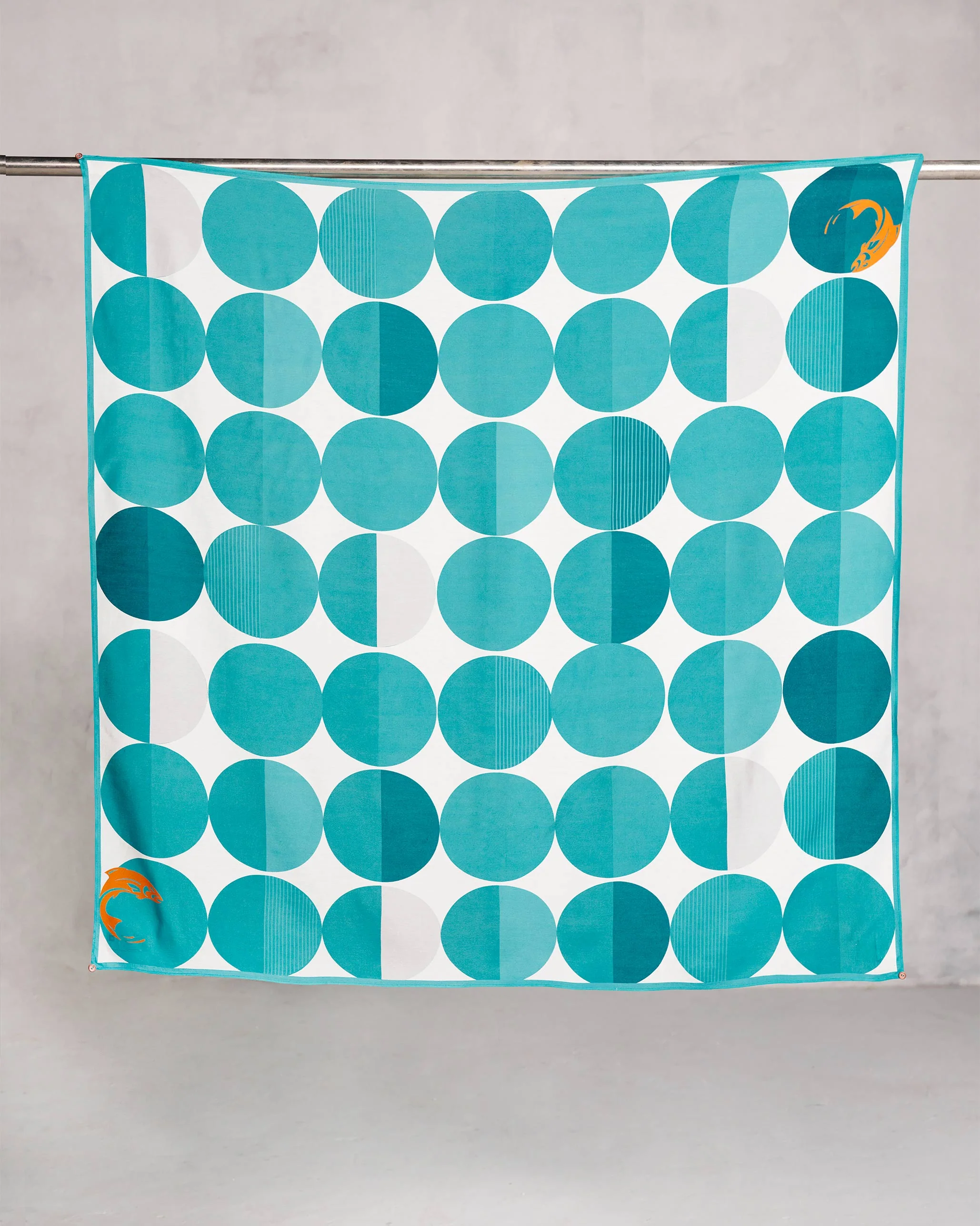 Celestial Scarf - Teal & White TSSxNB - Image 3