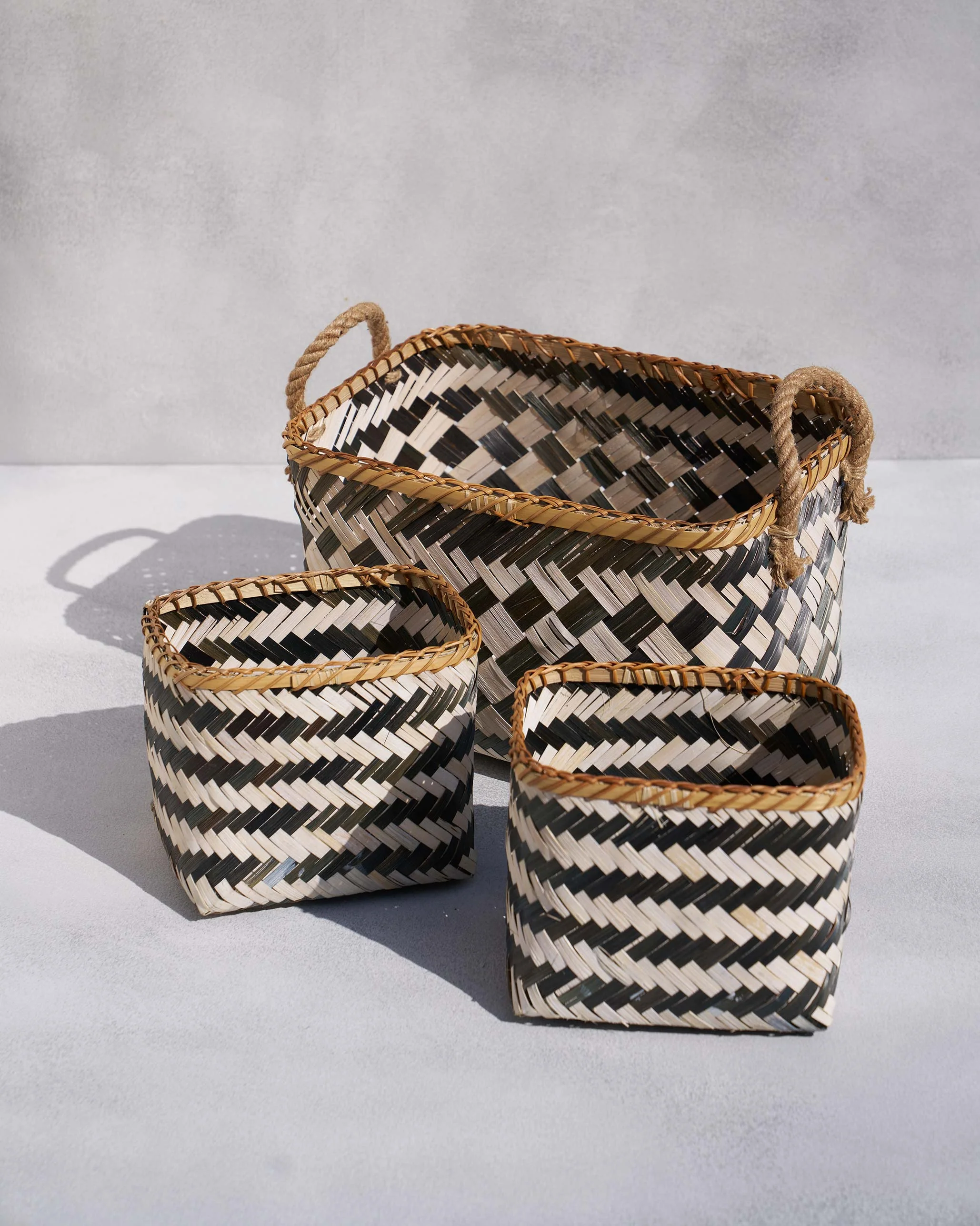 Ceylon Bamboo Basket (Set of 3) - Image 3