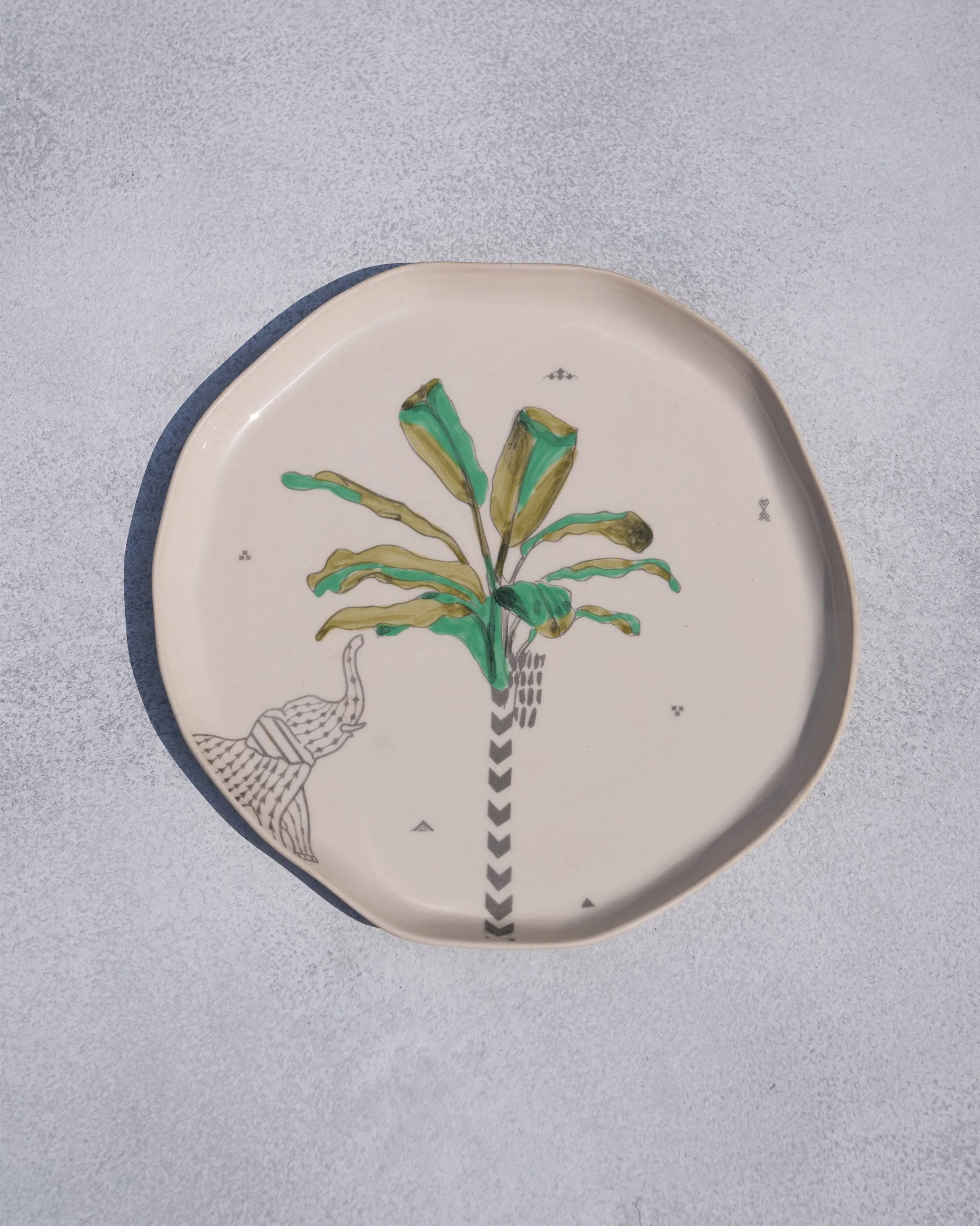 Ceylon Palm Quarter Plate